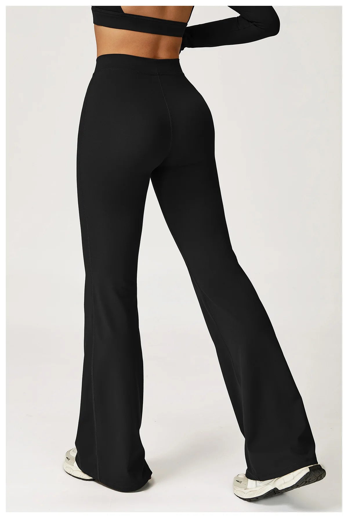 High Waist Flared Leggings Women Gym Fitness Yoga Pants Workout Runing Sport Leggings Women's Control Tummy Yoga Wide Leg Pants