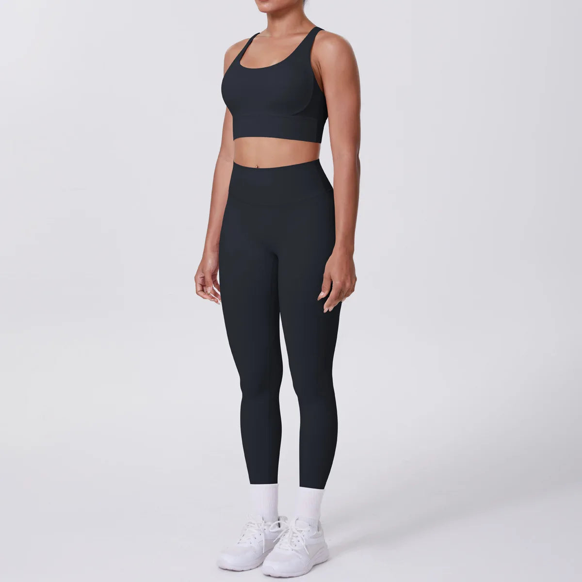 JJUREN Seamless Yoga Suit Women Tracksuit Sports Bra High Waist Leggings Yoga Outfit Gym Set Fitness Workout Clothes Sportswear