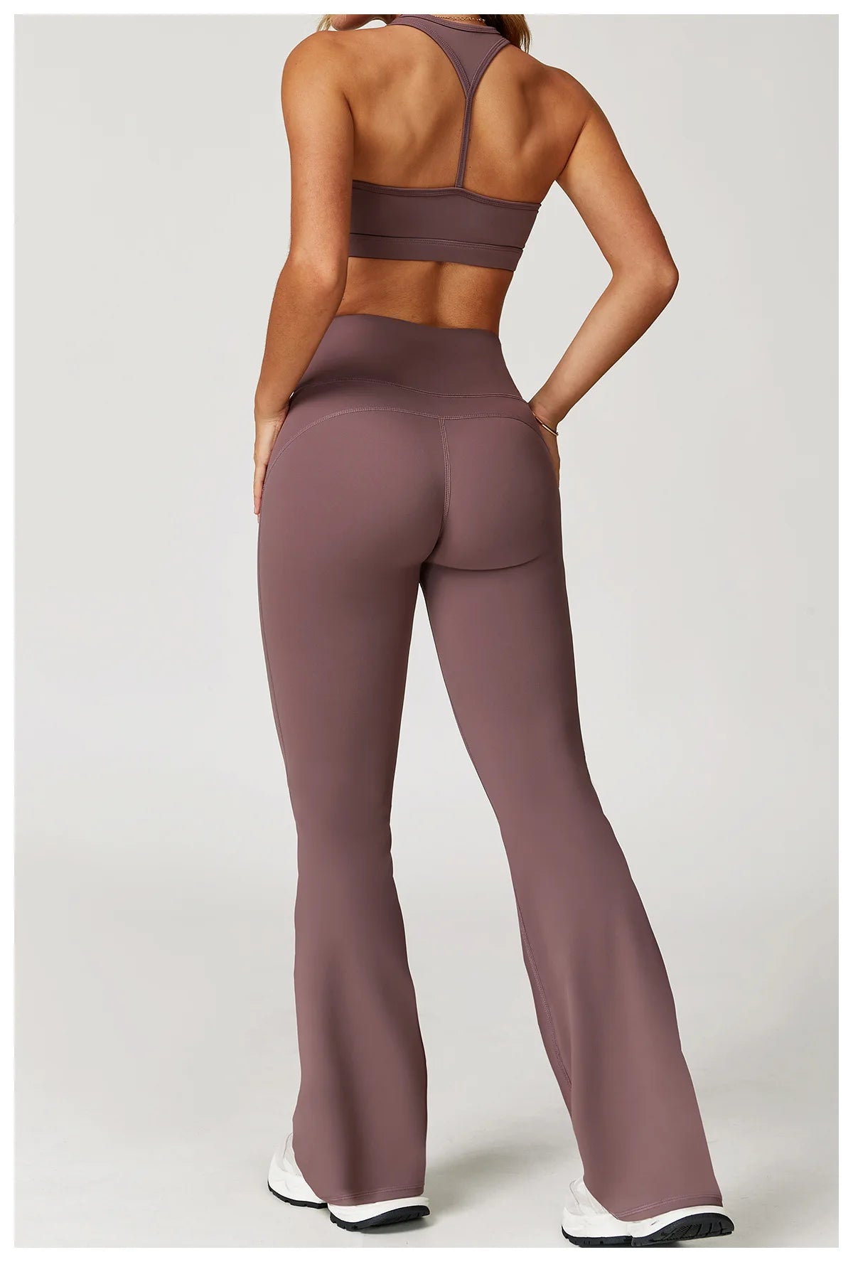 Impact Leggings Women Yoga Bell Bottoms Sports Yoga Pants Gym Clothes Fitness Workout Wear Tights Wide Leg Pants Flared Leggings