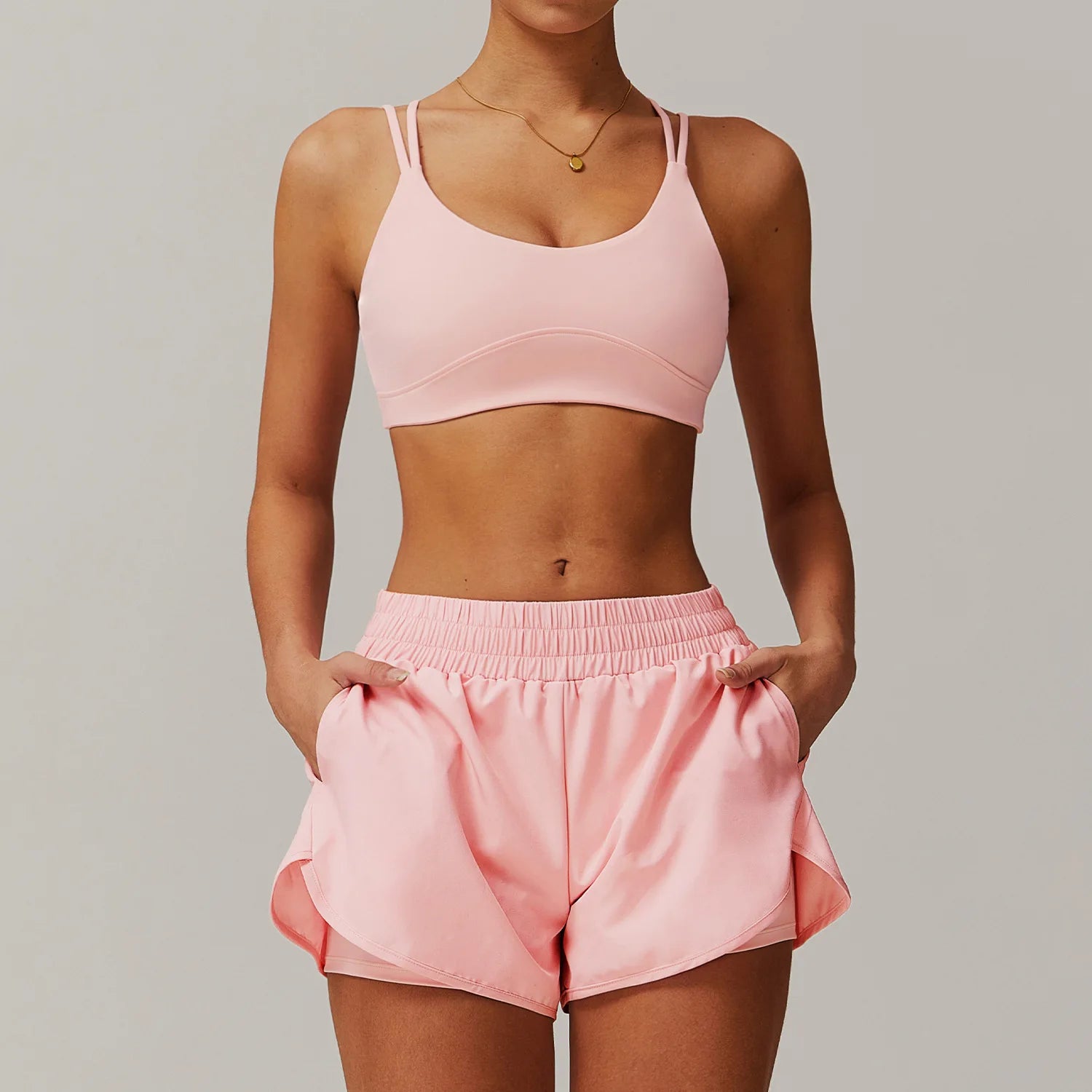 Women Yoga Suit 2PCS Sports Set Quick-Drying Gym Set Women Tracksuit Running Bra Workout Long Sleeve Sports Shirt Yoga Clothing