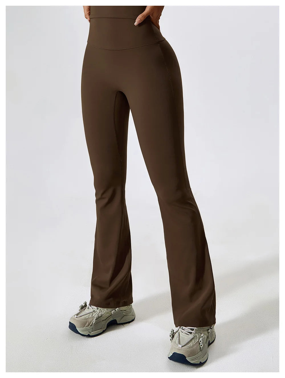 Flare Leggings Yoga Pants Women High Waist Wide Leg Pant Women Gym Workout Fitness Sports Tight Flared Pant Latin Dance Trousers