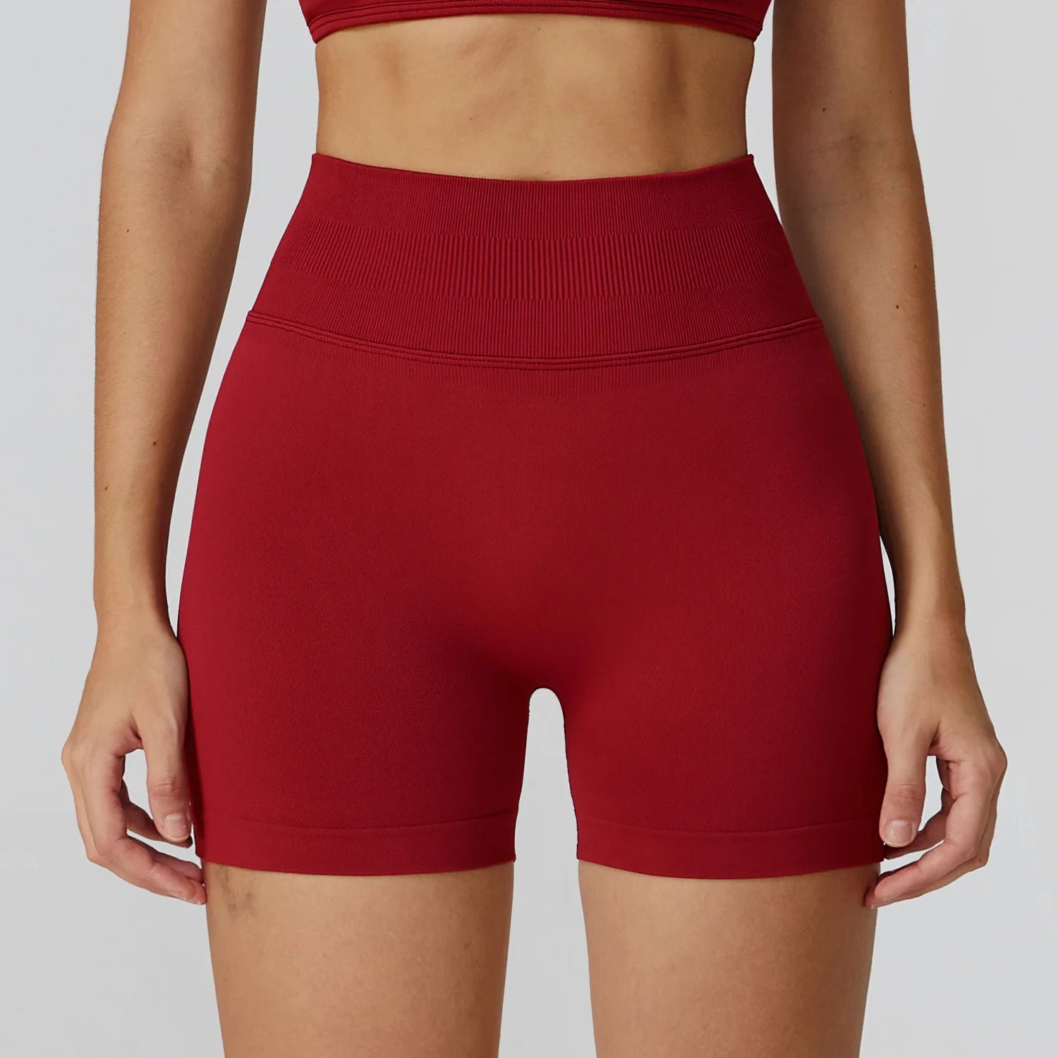 Seamless Running Impact Sports Shorts Women Buttock Lift Gym Leggings Women Cycling Slim Workout Shorts High Waist Yoga Shorts