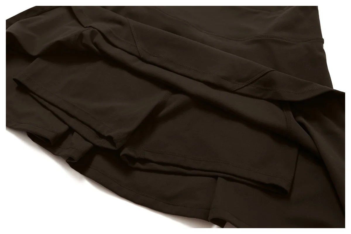 High Waist Sports Skirt Women Culottes Yoga Fitness Tennis Lining Anti Light Running Quick Drying Skirt Suitable Running Yoga