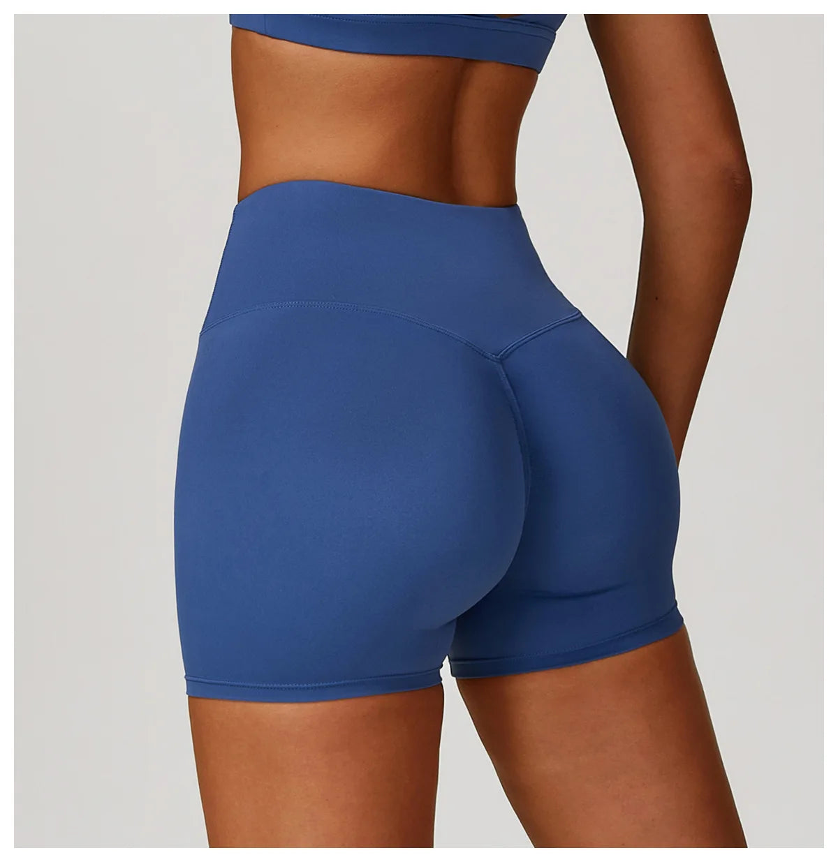 Women's Sports Yoga Shorts High Waist Hip Lift Fitness Running Cycling Quick Dry Breathable Yoga Women's Impact Yoga Shorts