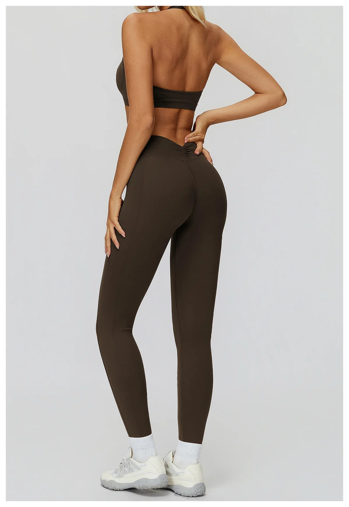 Yoga Suit 2PCS Women Tracksuit Sports Bra High Waist Legging Gym Set Fitness Outfit Running Workout Clothes Push Up Sportswear