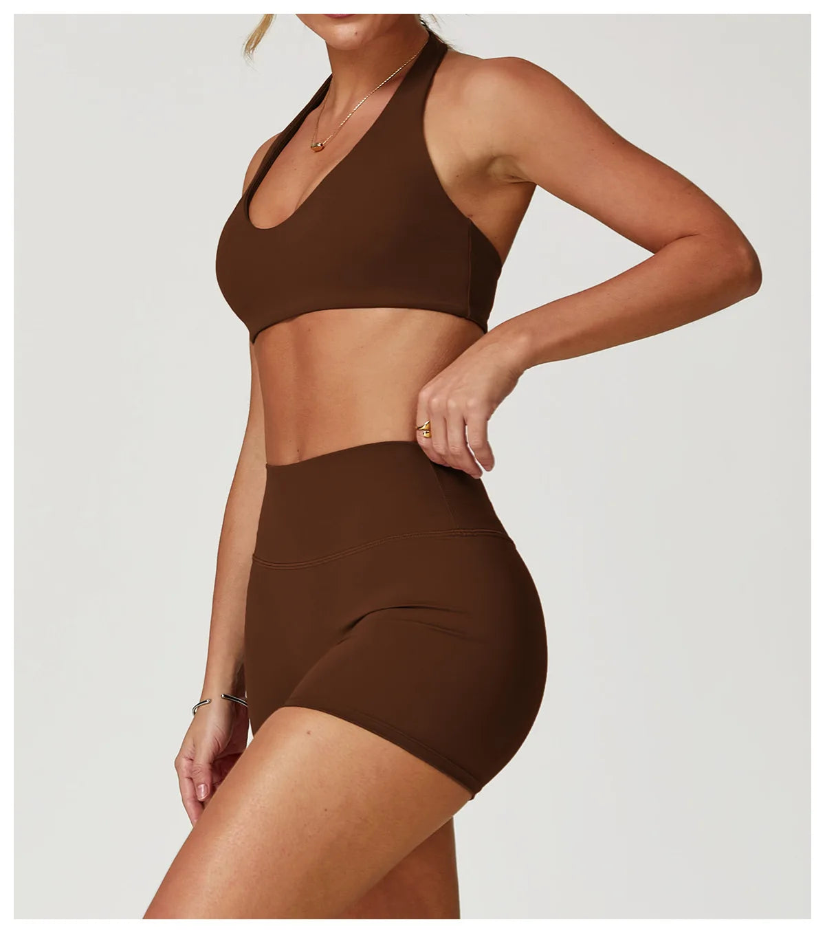 Sports Vest Impact Halter Top Yoga Underwear Backless Hanging Neck Sports Tank Top for Shaping Women's Tank Workout Push Up Top