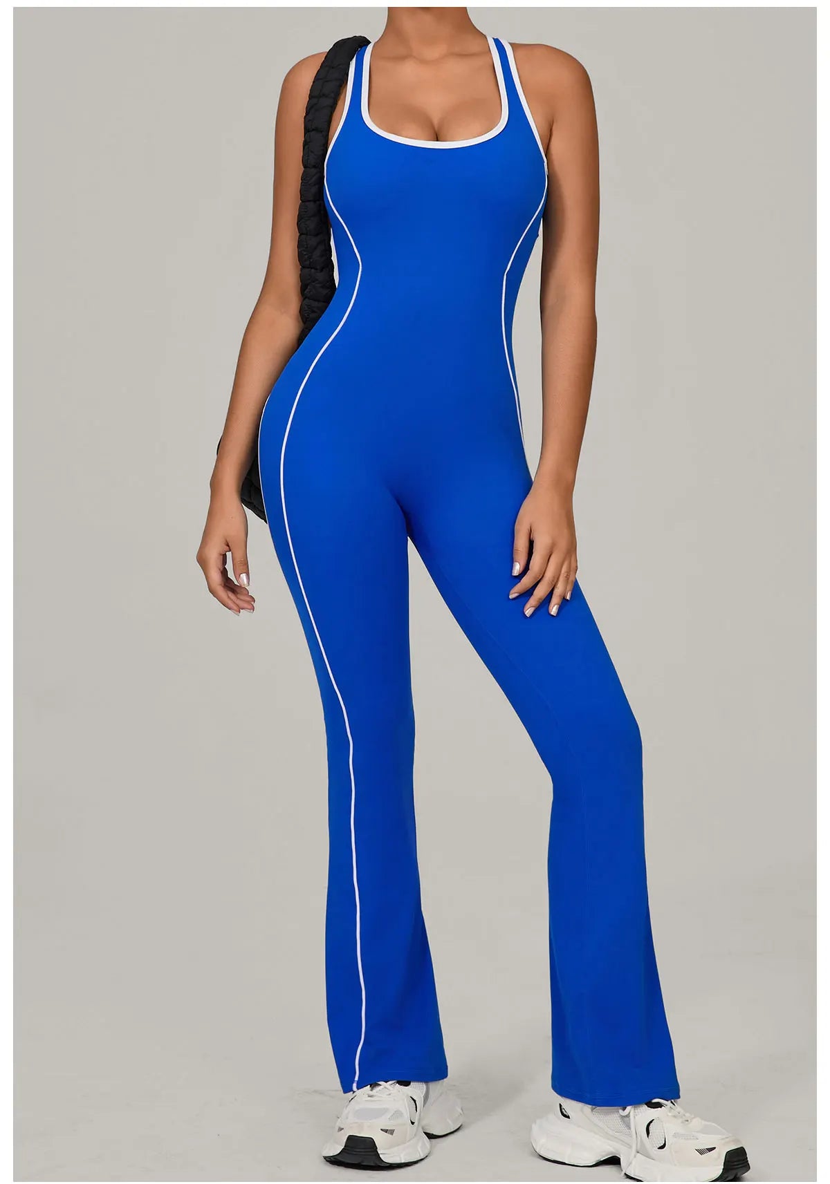 Gym Jumpsuit Women's Rompers Fitness Suit Running Sports Overalls for Woman Tracksuit Yoga Clothing Scrunch Workout Sportswear