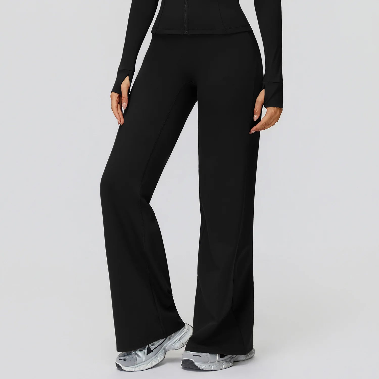 Winter New Yoga Pants With Plush Insulation High Waist Wide Leg Pants Outdoor Sports Running Wide Leg Pants for Women Pants