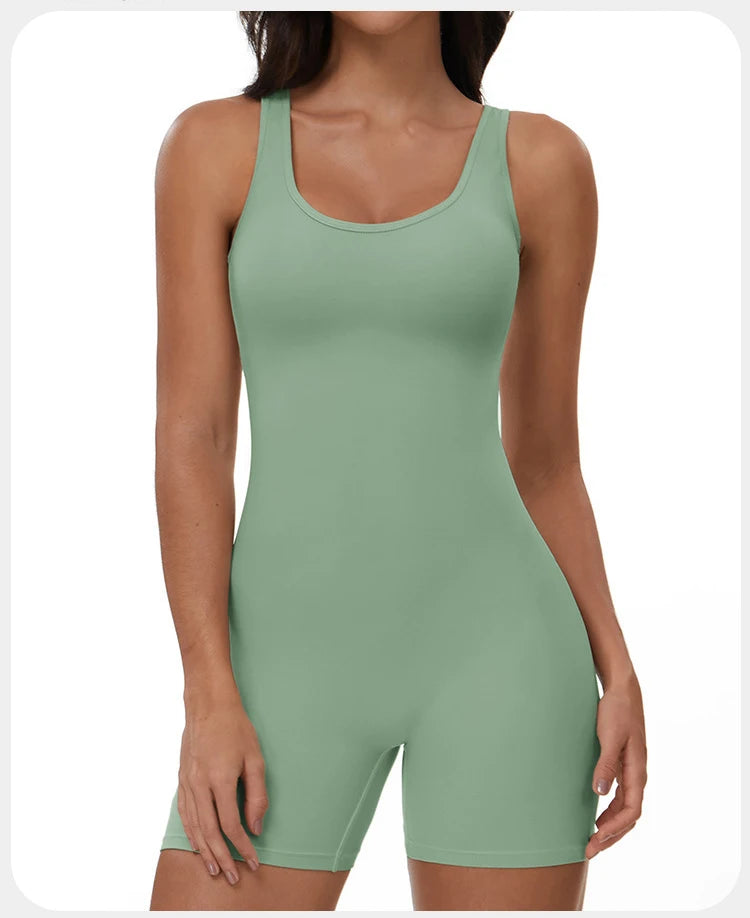 Yoga Jumpsuits Women Tracksuit Set Fitness Rompers Sexy One Piece Sports Bra Workout Bodysuit Sexy Back V Sportswear Gym Clothes