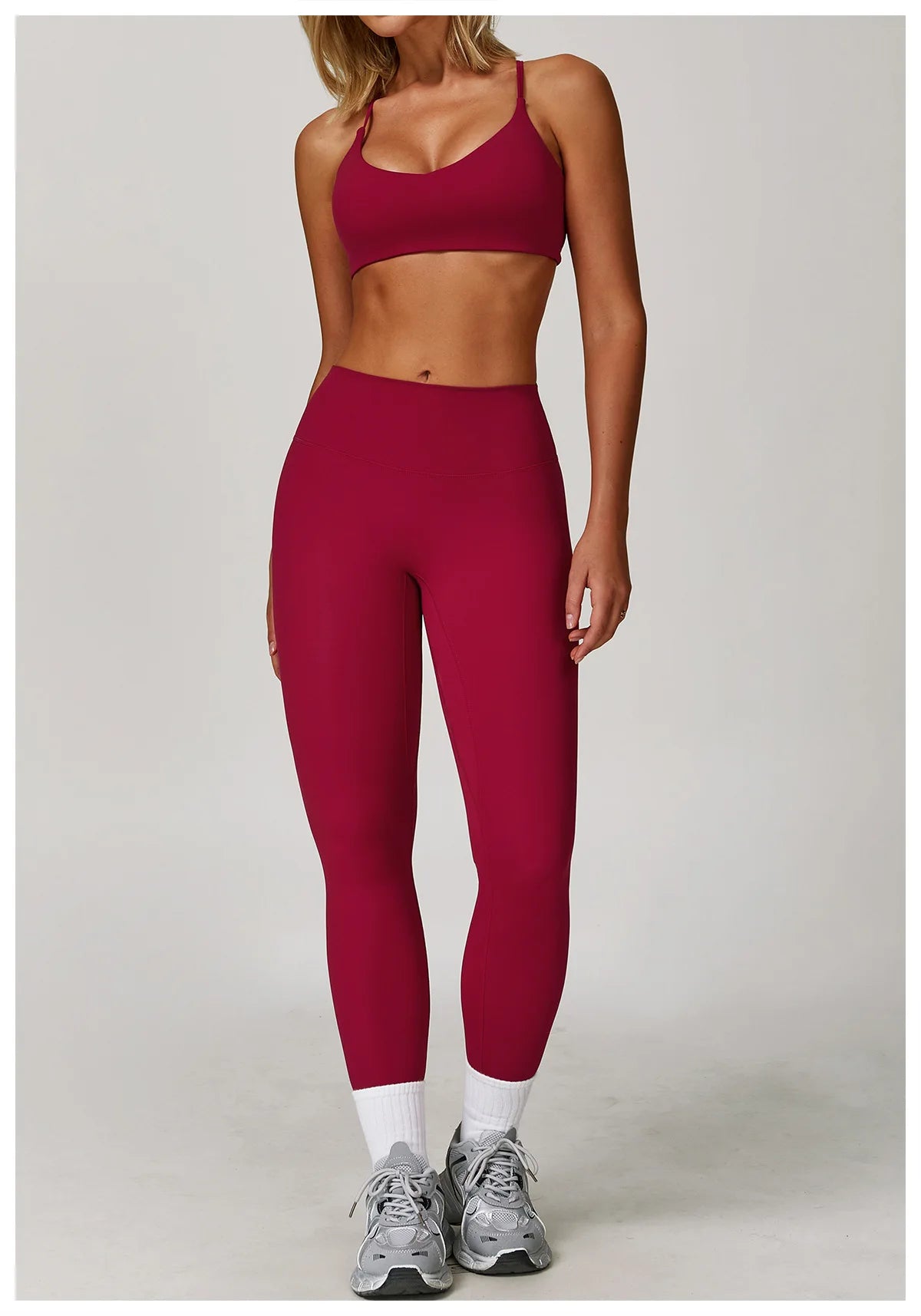 Sexy Women Tops Back Cross Strap Tank Top Push Up Running Impact Sports Bra Breathable Soft Fitness Beauty Solid Color Yoga Bra