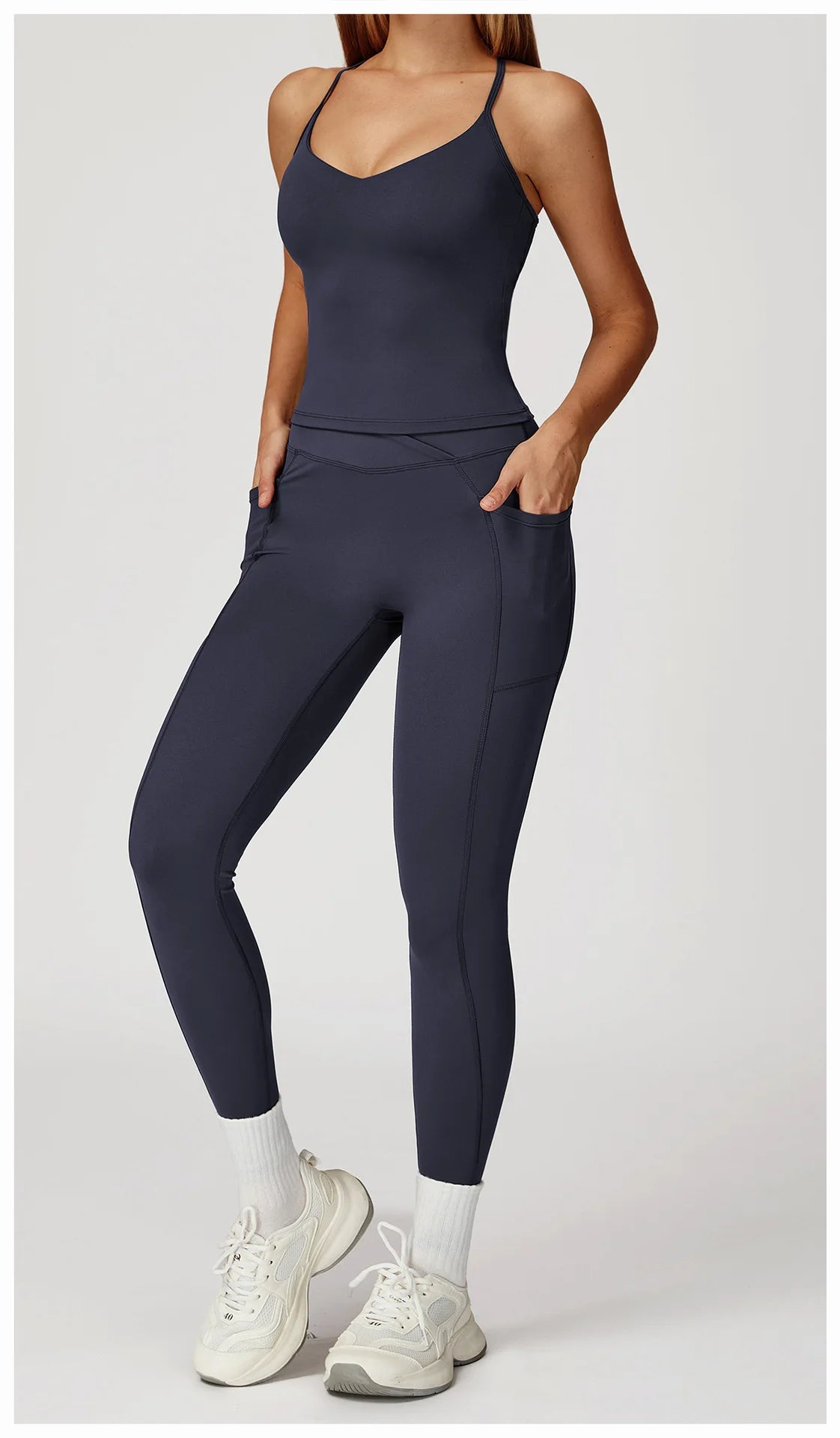 Women Tracksuit Yoga Set 2PCS Gym Workout Clothes for Female Push Up Bra High Waist Leggings Sexy Fitness Sportswear Sports Suit