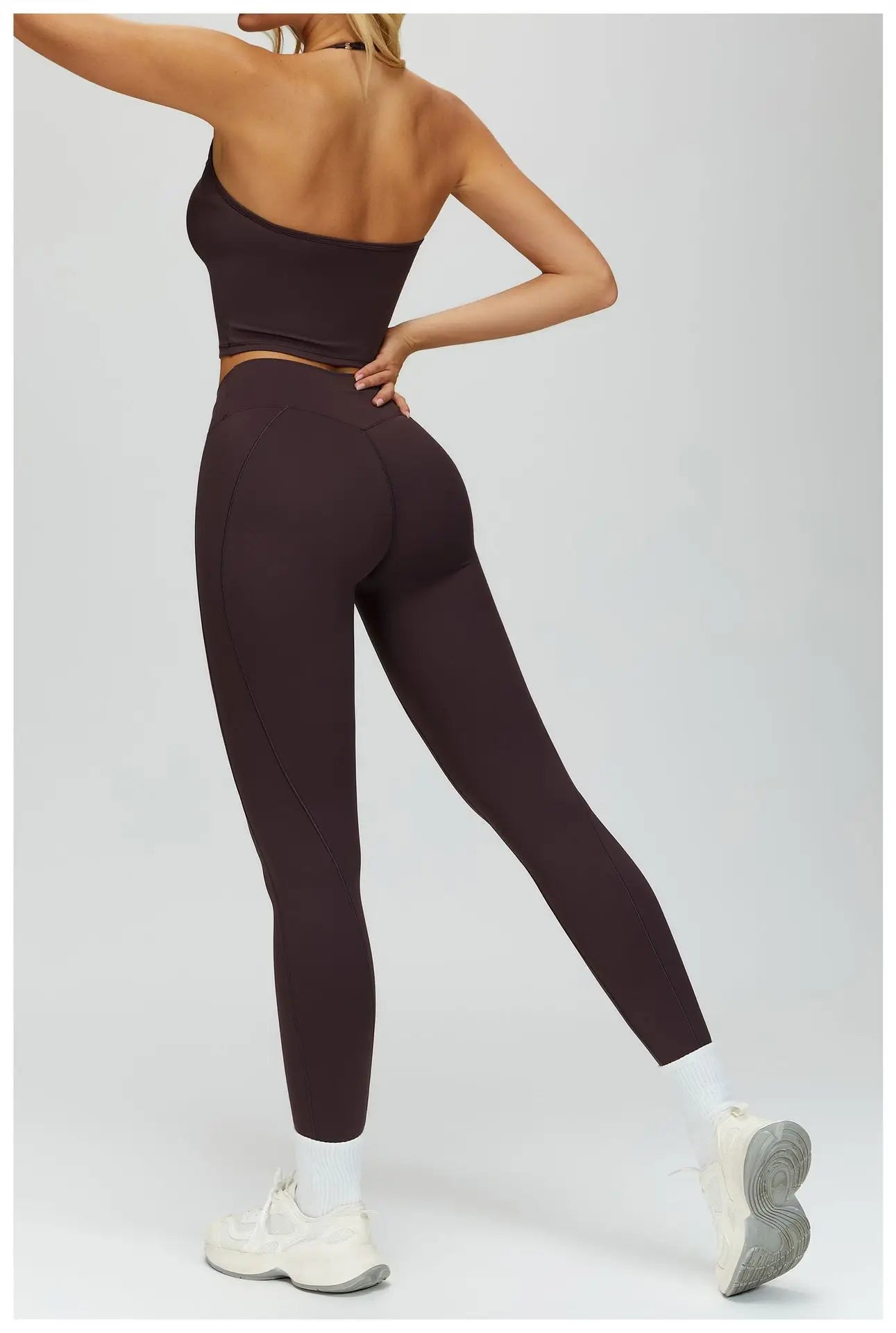 Women Sport Leggings Fitness Yoga Leggings High Waist Butt Lift Curves Workout Tights Elastic Gym Training Pants Female Pants