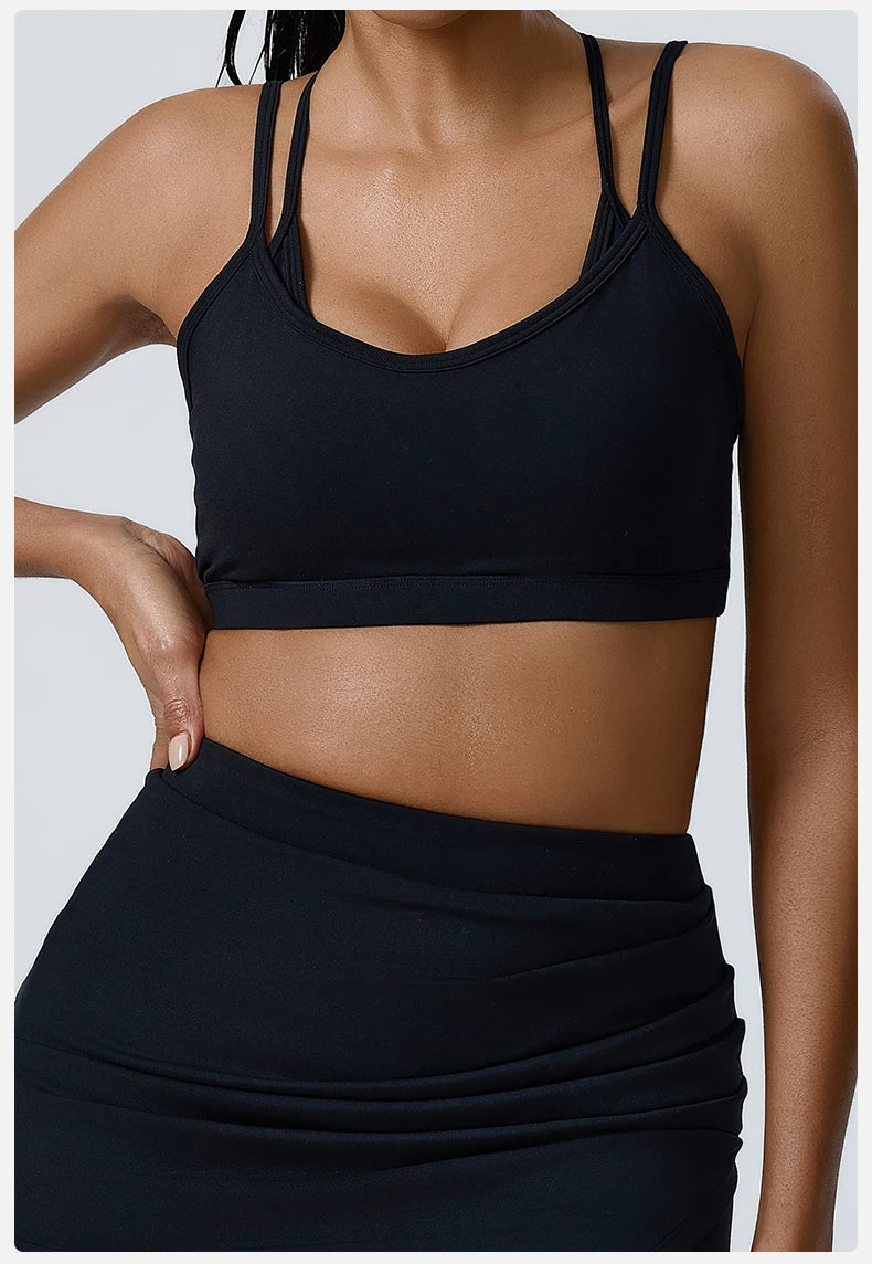 Women Fitness Underwear Yoga Bras Beautiful Back Sports Bras Top Women Bra Sexy Breathable For Women Gym High Strength Bra