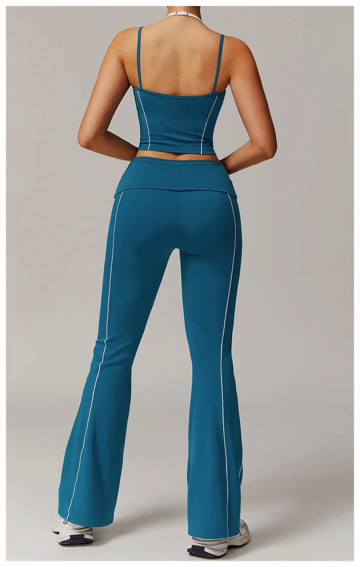 Fitness Bell-bottoms Women Sport Leggings High Waist Wide Leg Pants Yoga Leggings Gym Quick Dry Push Up Slim Pants Female Tights