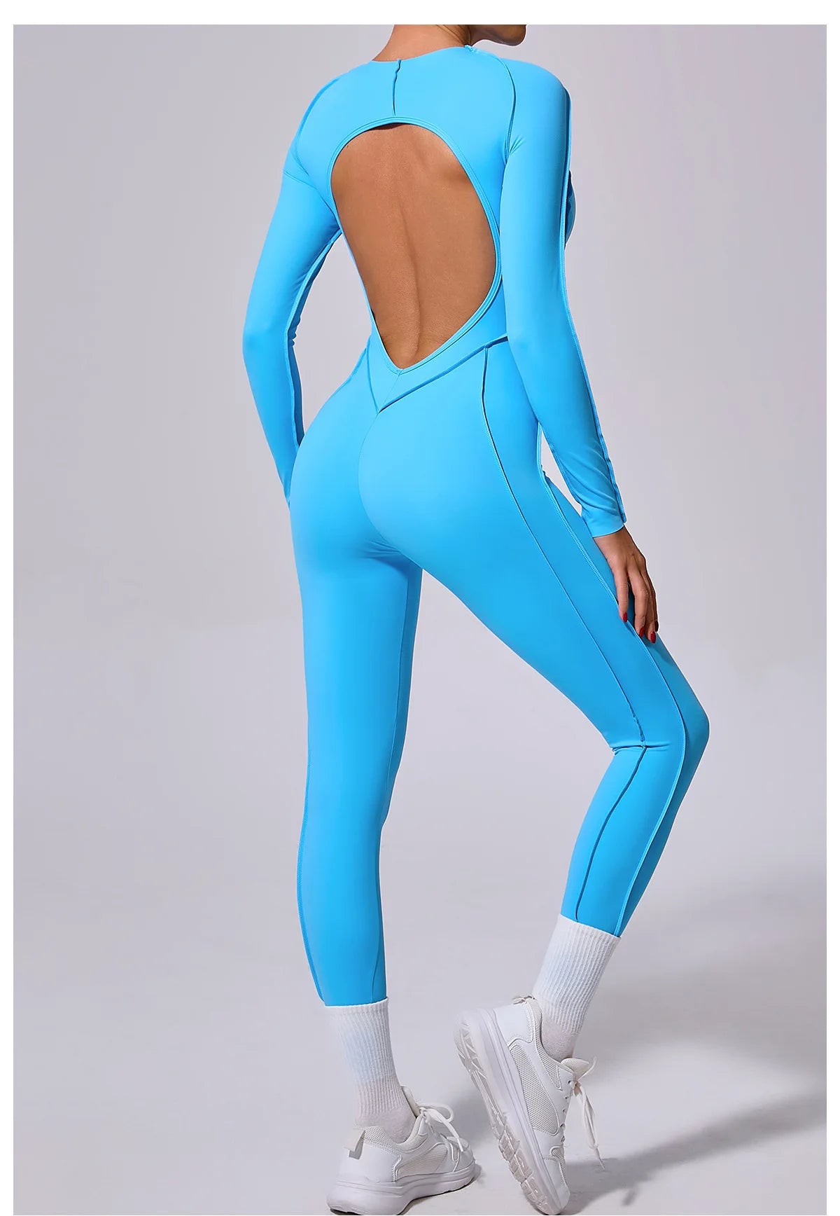 Workout Jumpsuit Sports Overalls Women Tracksuit Gym Clothing Running Long Sleeved Fitness Suits Gym Clothes Sportswear Yoga Set