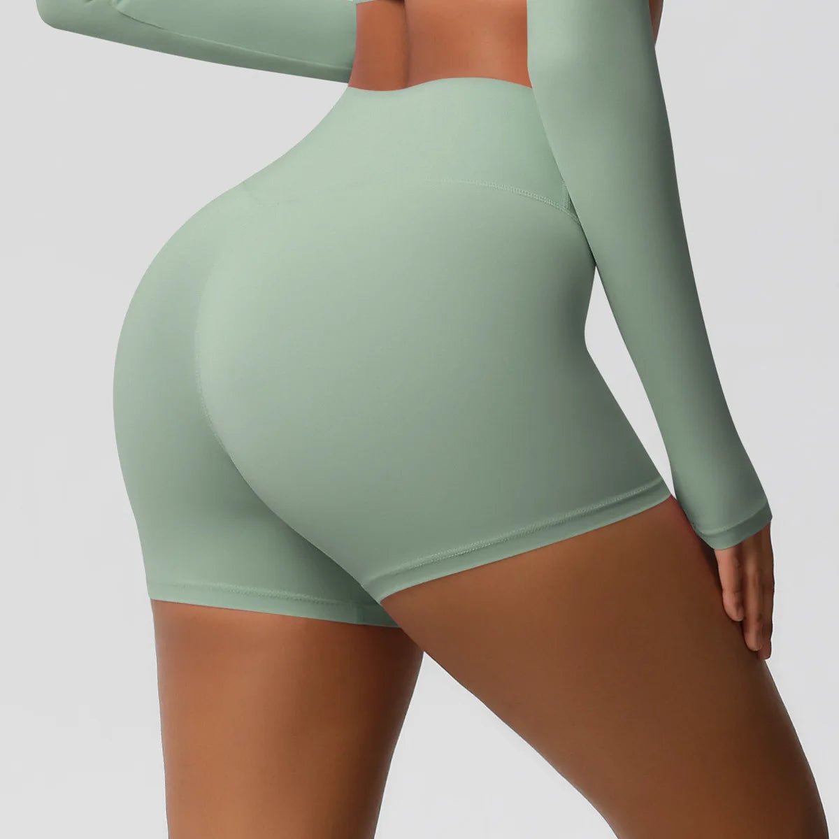 Seamless Impact Shorts Women Yoga Shorts Push Up Booty Workout Gym Shorts Fitness High Waist Sports Short Women Clothing
