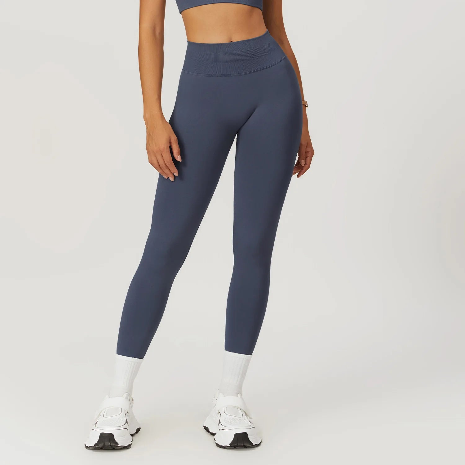 Ribbed Fitness Leggings Women Sport High Waist Tights Seamless Yoga Leggings Gym Jogging Quick Dry Push Up Slim Pants Running