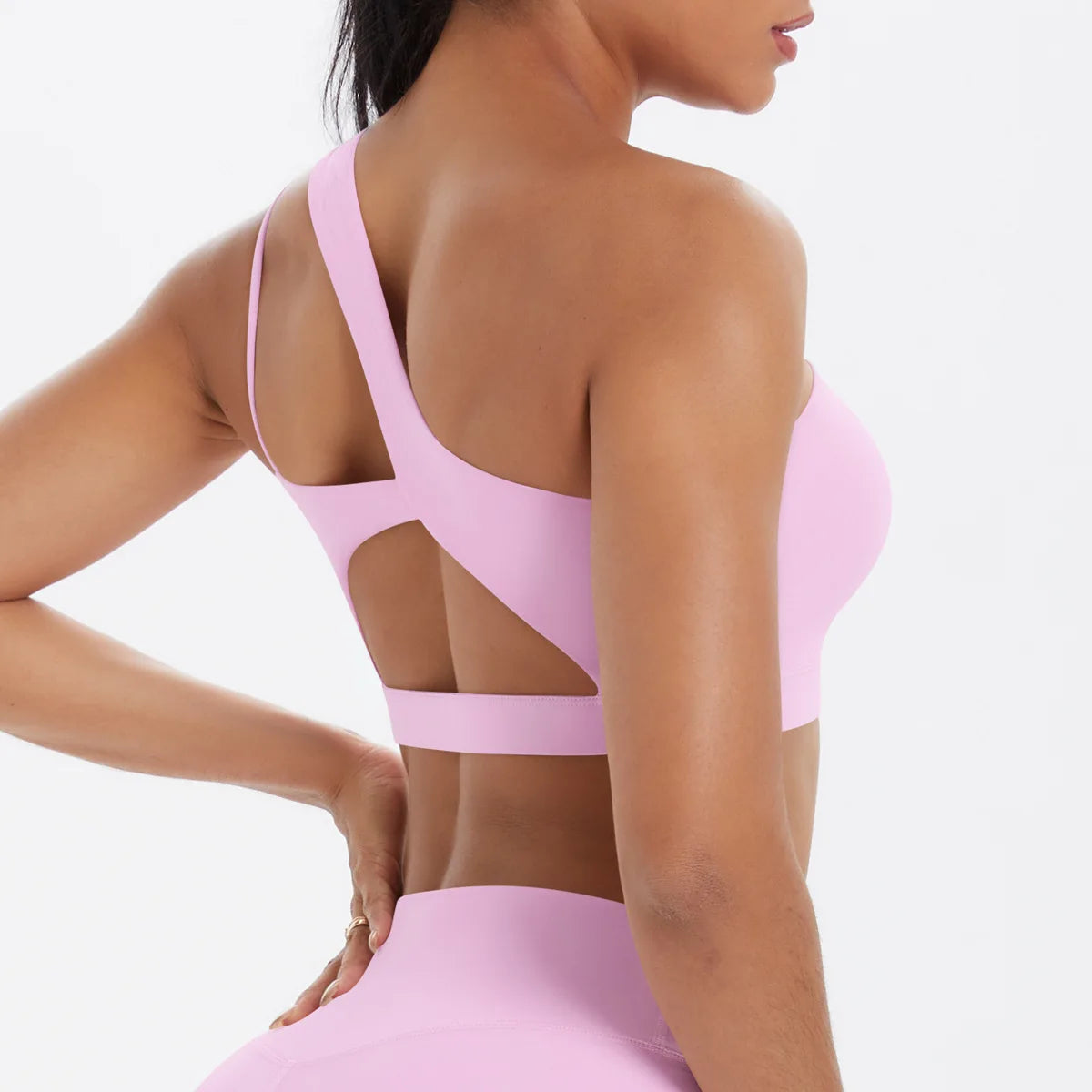 Sports Bra Women Push Up Fitness Bras One Shoulder Underwear Shockproof Yoga Bra Workout Bra Yoga Running Bra Sexy Vest