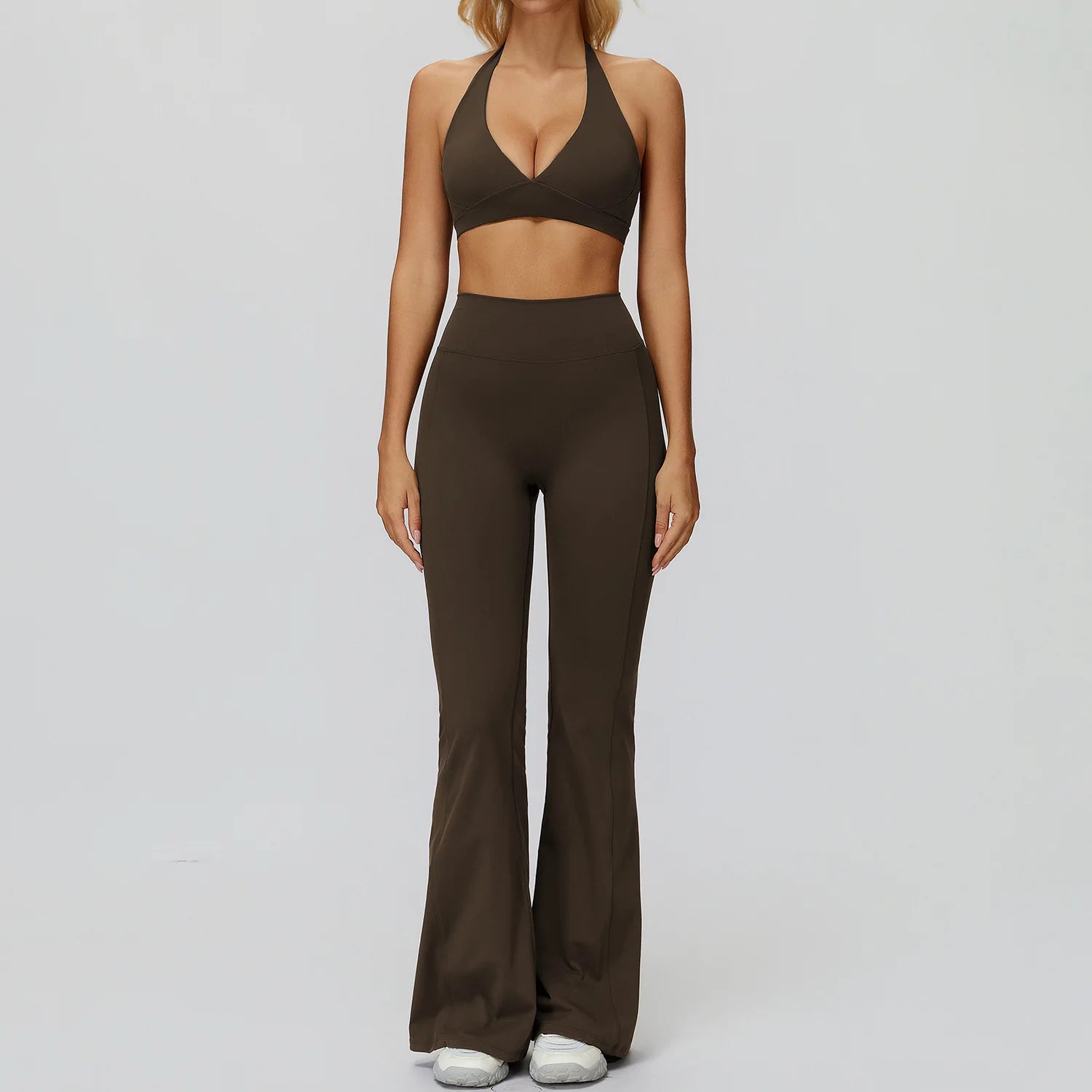 Yoga Suit 2PCS Women Tracksuit Sports Bra High Waist Legging Gym Set Fitness Outfit Running Workout Clothes Push Up Sportswear