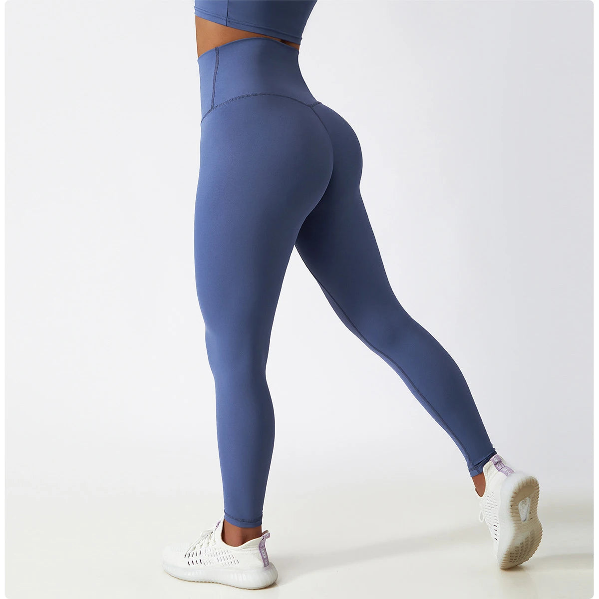Women Yoga Leggings High Waist Yoga Pants Gym Pants Push Up Legging Athletic Fitness Workout Leggins Impact Running Sport Tights
