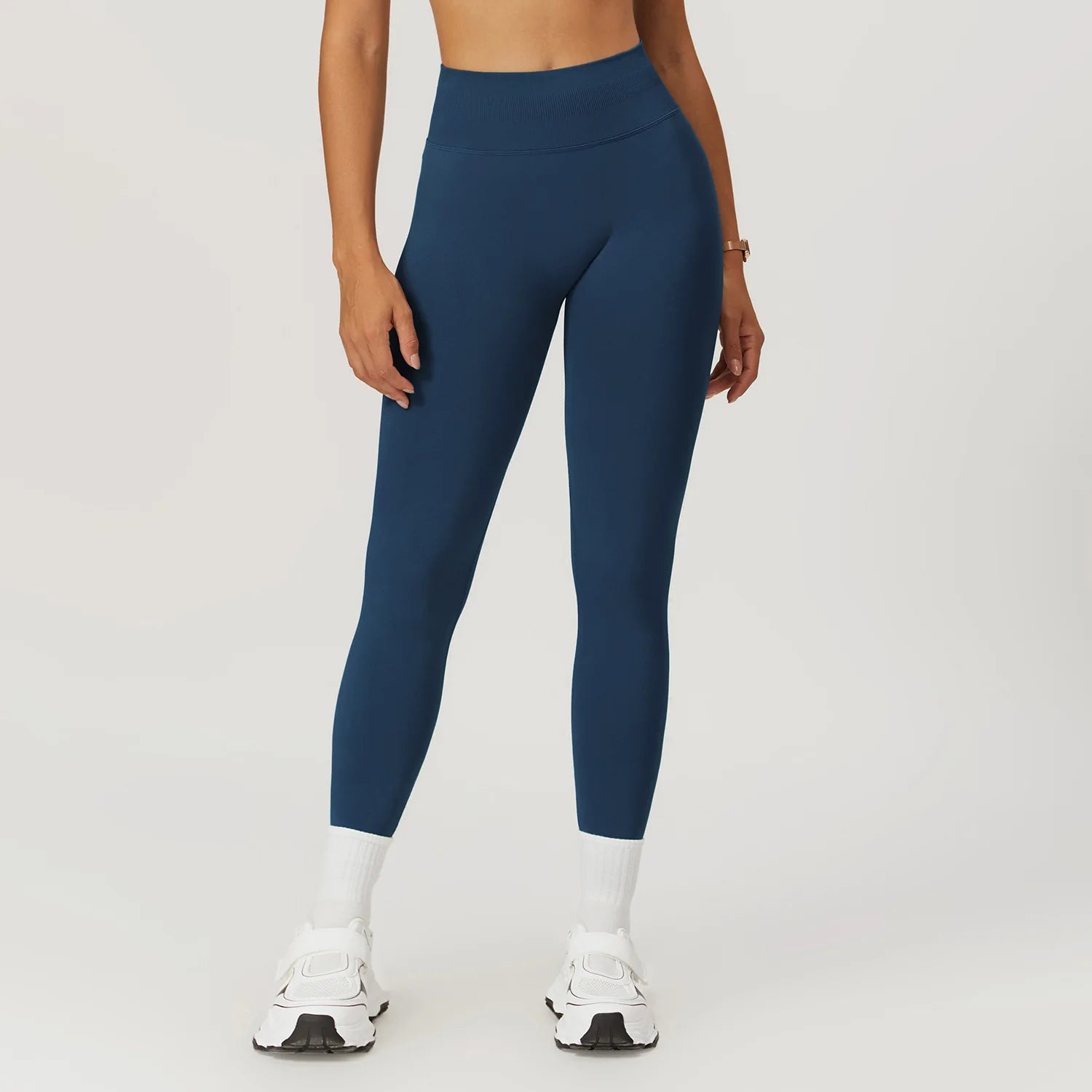 Ribbed Fitness Leggings Women Sport High Waist Tights Seamless Yoga Leggings Gym Jogging Quick Dry Push Up Slim Pants Running