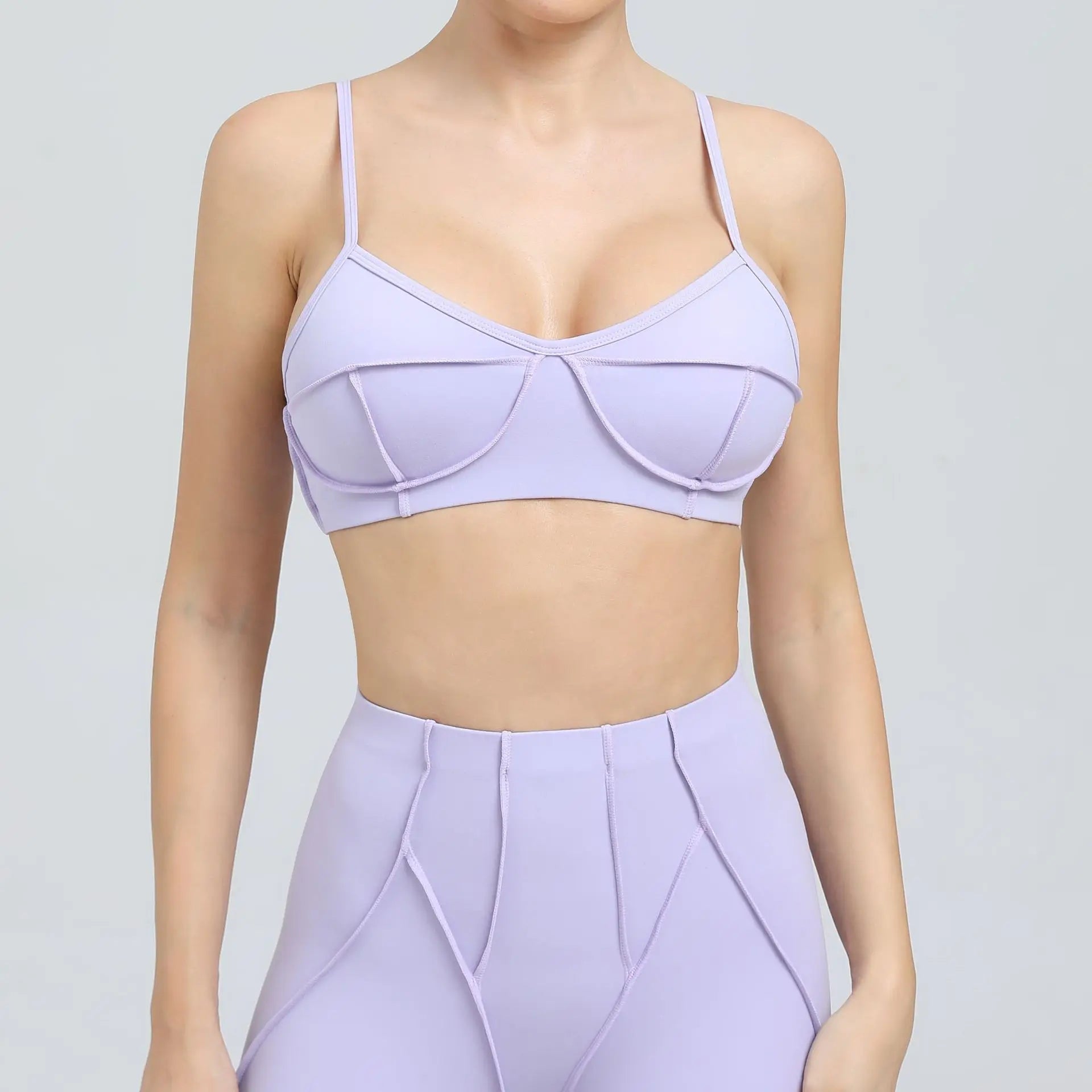 Sports Bra Anti-Sweat Fitness Top Women Yoga Bra Shockproof Crop Top Push Up High Strength Sport Bra Breathable Gym Workout Top