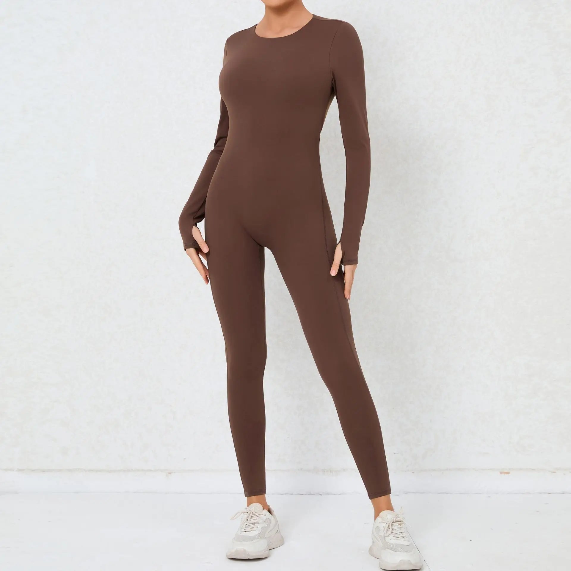 Jumpsuit Gym Yoga Set Women Long Sleeves Sportswear Women Tracksuit Sport Fitness Rompers Female Push Up Workout Bodysuit