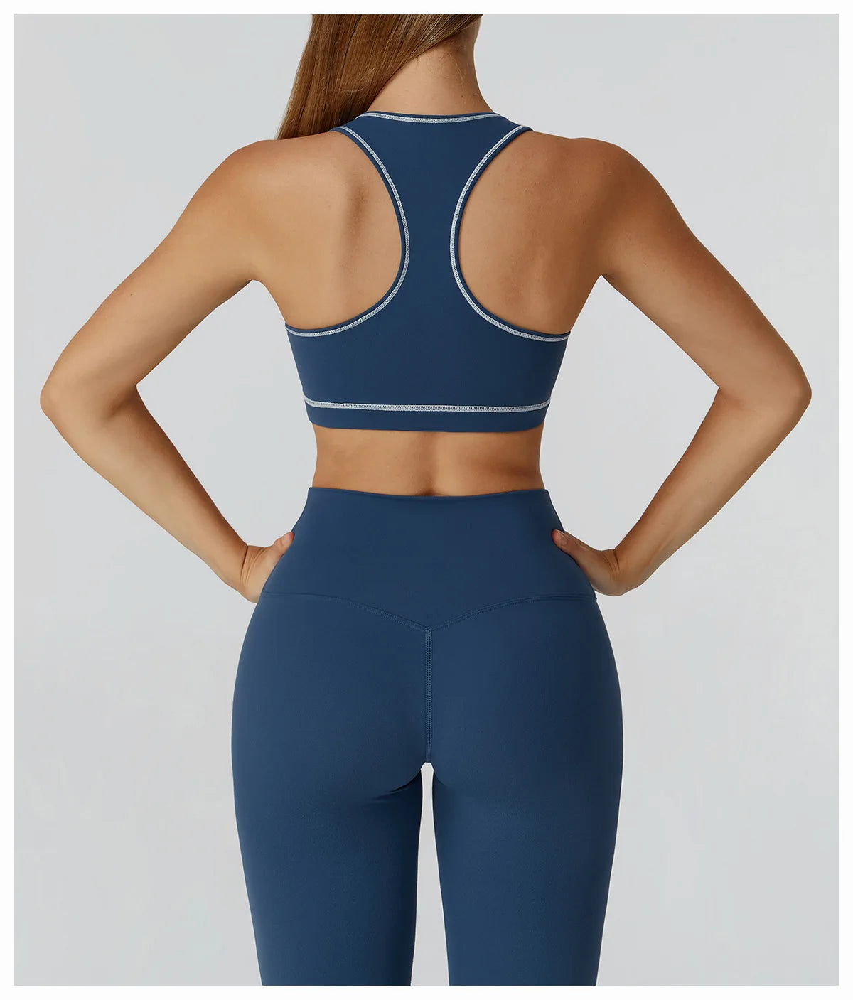 Fitness Top Women Breathable Sports Bra Anti-Sweat Yoga Bra Shockproof Crop Top Push Up High Strength Sport Bra Gym Workout Top