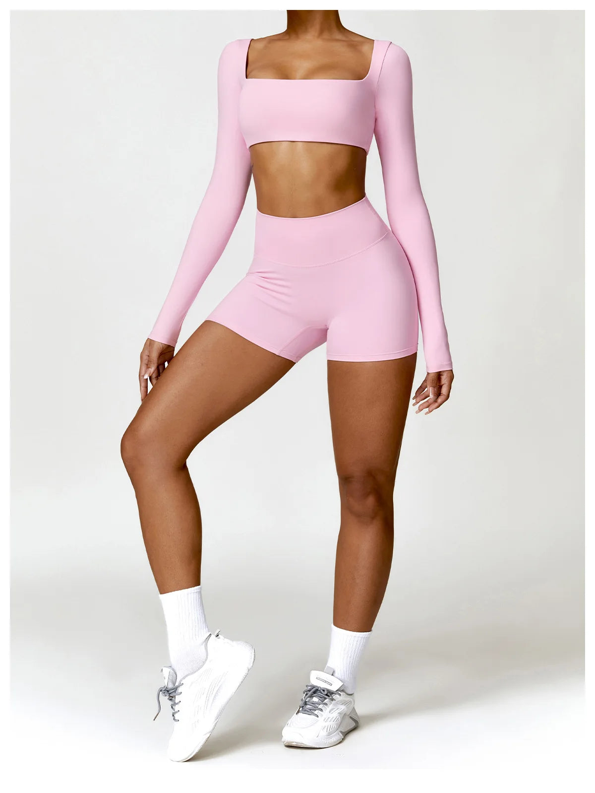 Winter Yoga Long sleeved Women's Outdoor Running Fitness Wear T-shirt Long sleeved Yoga Shirt Gym Push Up Workout Sports Top