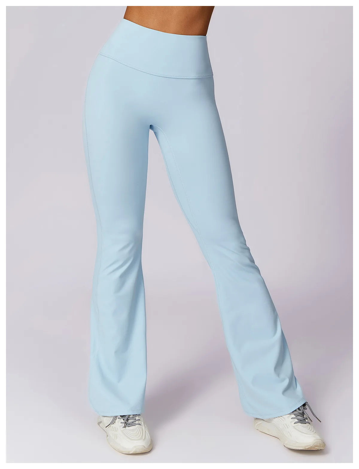 Yoga Bell-bottoms Tight Scrunch Butt Lifting Dance High Waist Tights Women Sport Pants Gym Running Breathable Fitness Leggings