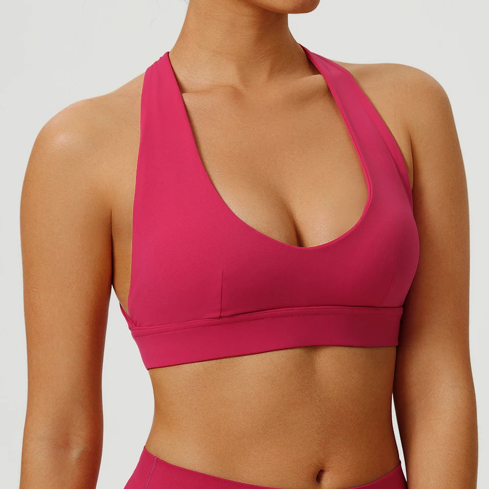 Sports Bra Top Push Up Fitness Yoga Bra Women Underwear Sport Tops For Women Breathable Running Vest Bralette Gym Wear Female