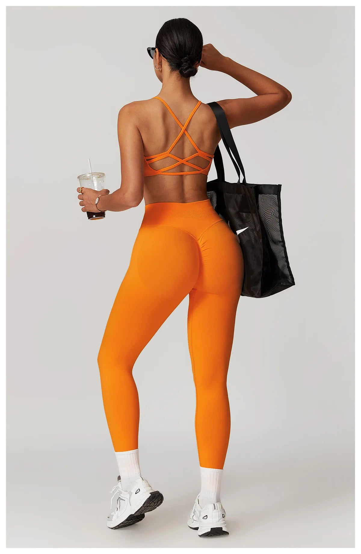 Ribbed Fitness Leggings Women Sport High Waist Tights Seamless Yoga Leggings Gym Jogging Quick Dry Push Up Slim Pants Running