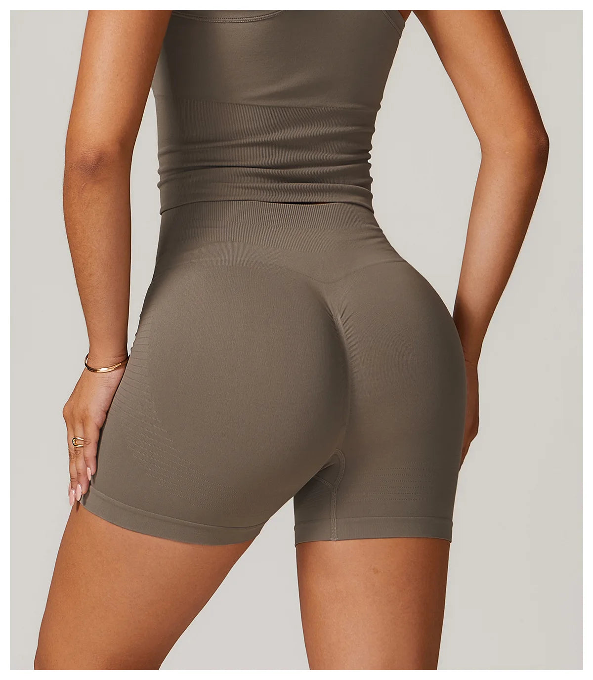 Seamless Women Yoga Shorts High Waist Workout Shorts Fitness Yoga Lift Butt Fitness Ladies Yoga Tights Gym Running Short Pants