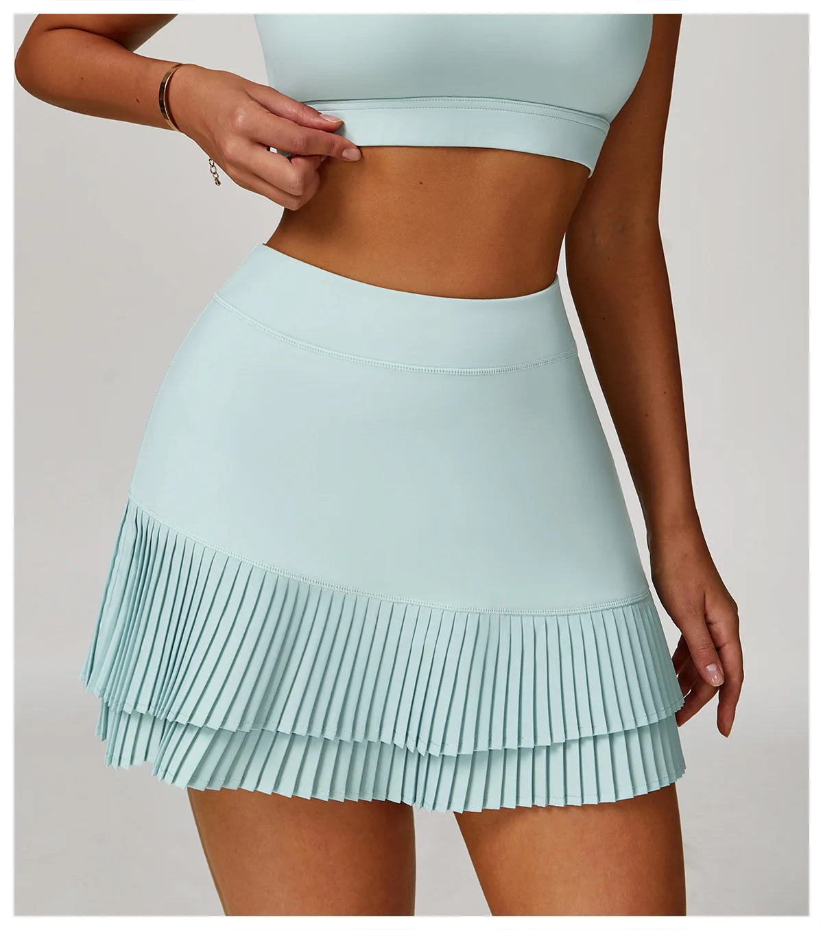 Women's Pleated Sports Skirts Dancing Golf Tennis Skirt for Women Gym Workout Push Up Fitness Shorts High Waist Running Skirts ﻿