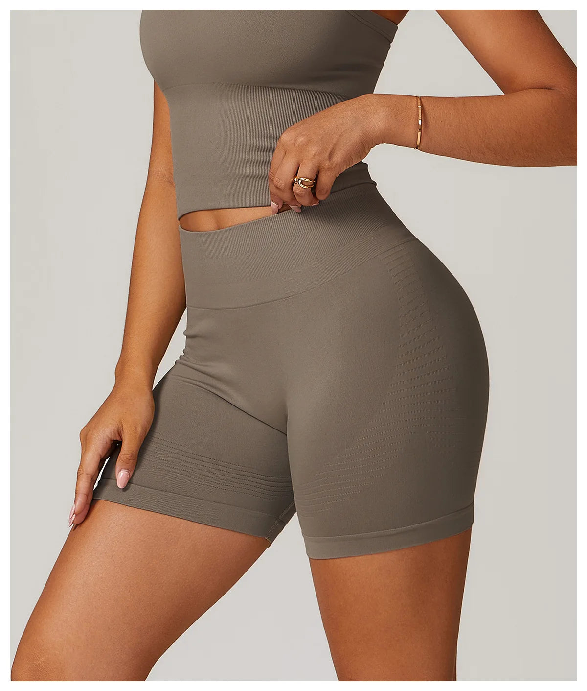 Seamless Yoga Shorts Women High Waist Workout Shorts Lift Butt Fitness Pants Sportswear Fitness Push Up Yoga Gym Running Short