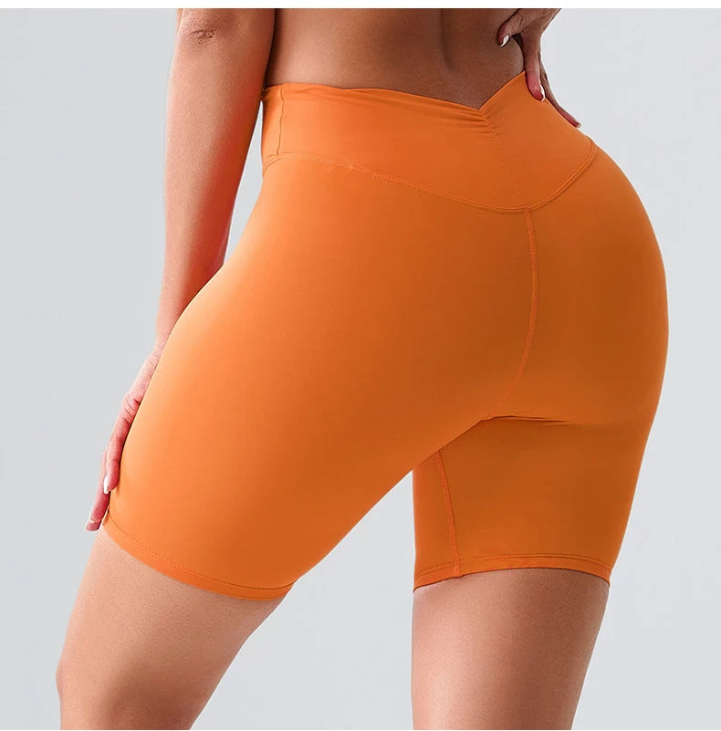 Sports Short Women Yoga Shorts High Waist Breathable Soft Fitness Tight Women Yoga Legging Shorts Cycling Athletic Gym Shorts