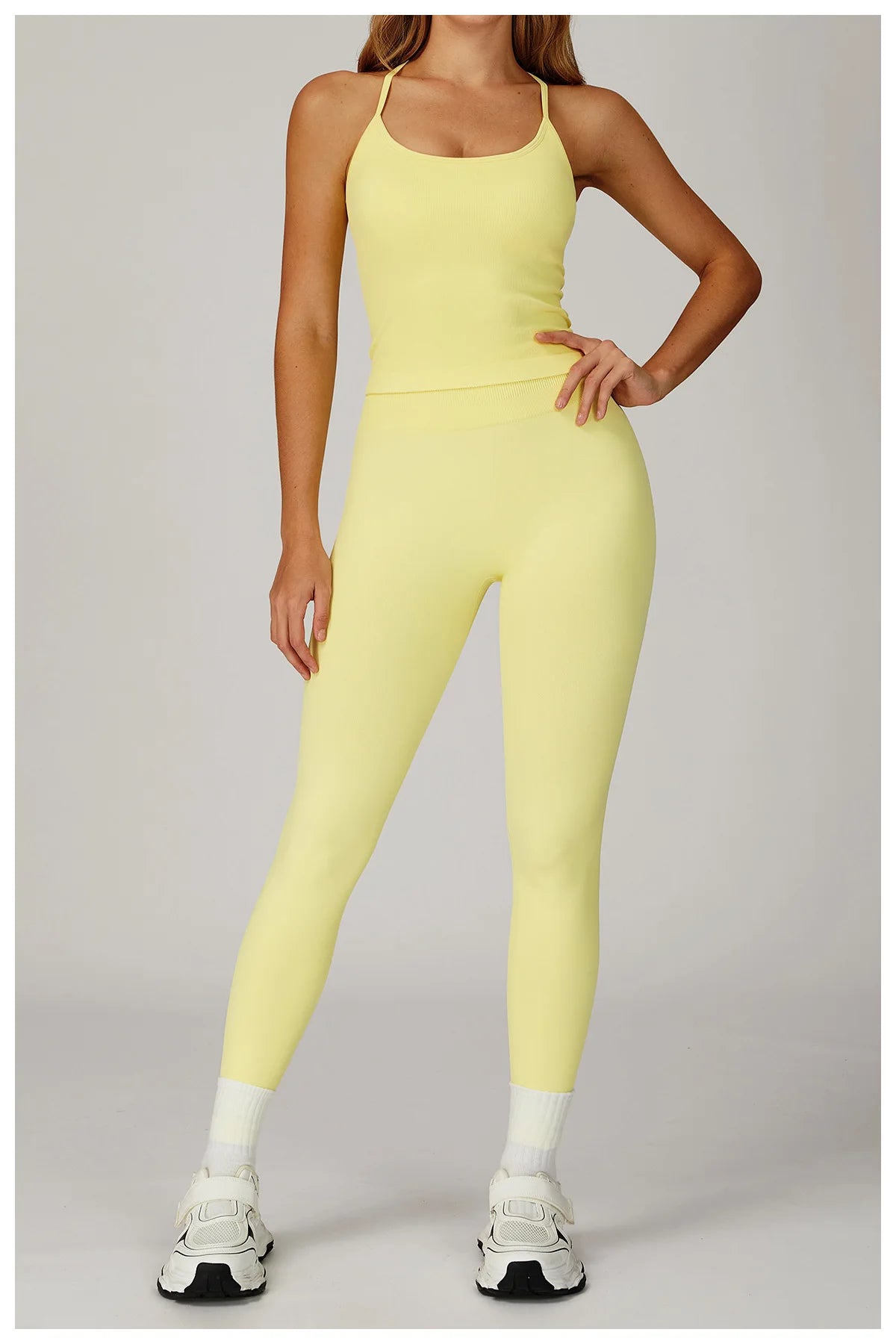 Seamless High Waist Solid Leggings Women Slim Tights Fitness Yoga Elastic Leggings Push Up Butt Knit Fashion Gym Workout Pants