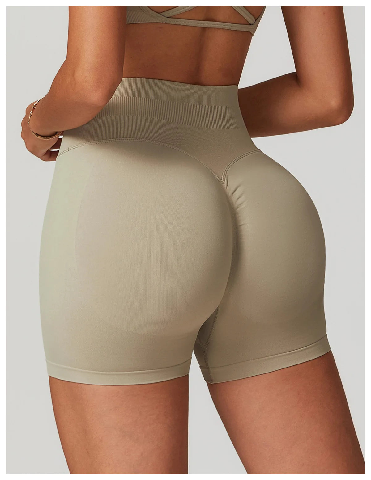 Seamless Shorts for Women Yoga Shorts Summer Push Up Booty Workout Gym Shorts Fitness High Waist Sports Short Women Clothing