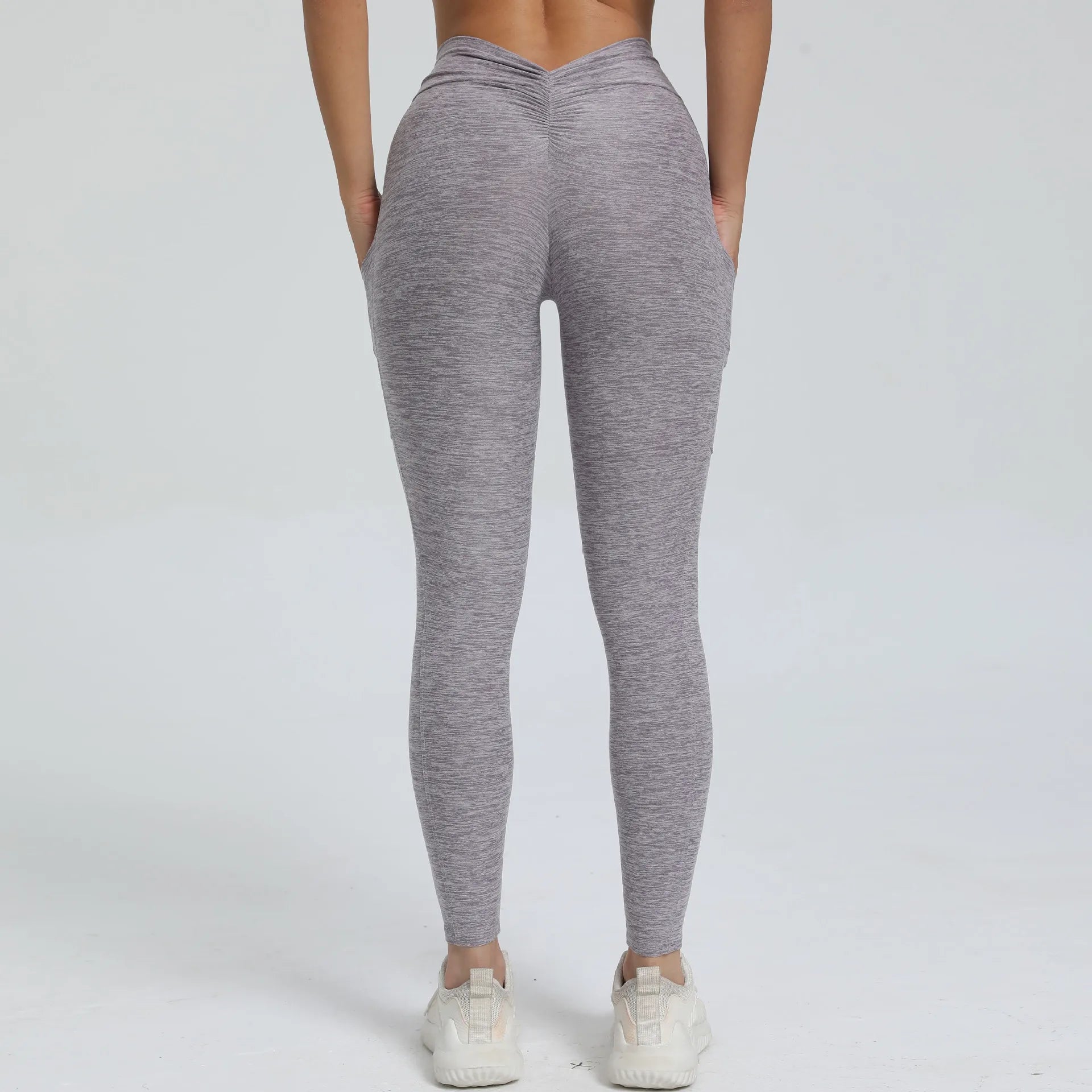 Women Sport Fitness Leggings High Waist Elastic Yoga Pants Training Running Scrunch Butt Gym Leggings Breathable Leggings Female