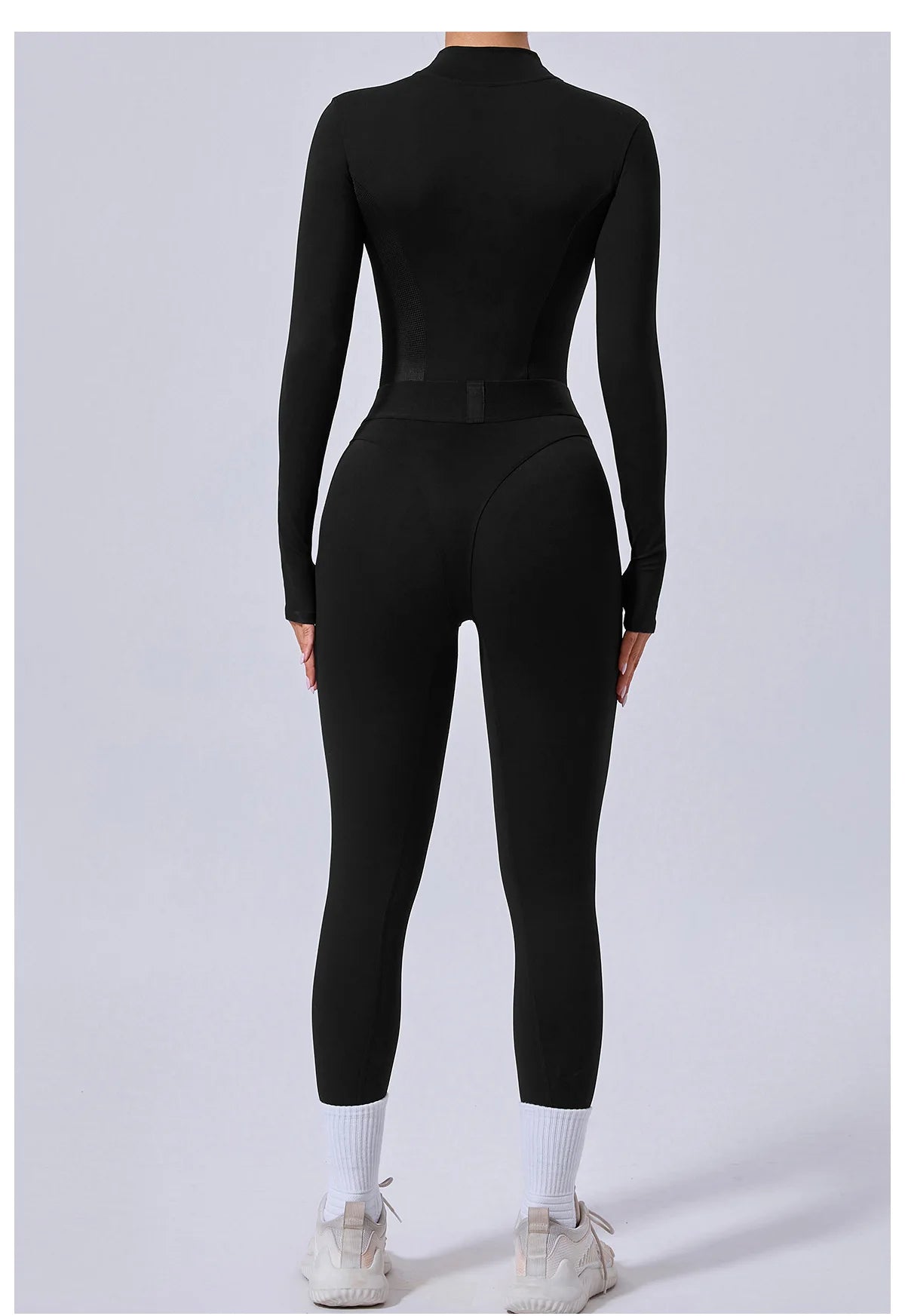 Women Tracksuit Yoga Set One-piece Suit Female Rompers Quick Dry Yoga Clothing Workout Bodysuits Sports Jumpsuit Long Sleeved