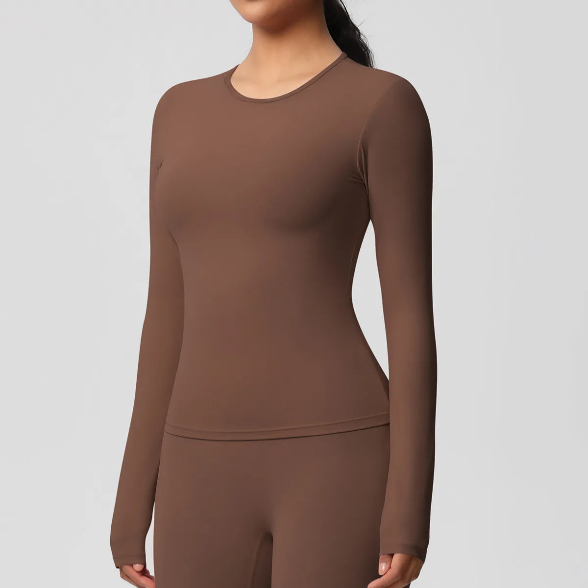 Yoga Shirts For Women Long Sleeve Fitness Running Push Up Gym Clothes Workout Dry Fit Breathable High Elastic Sports Top