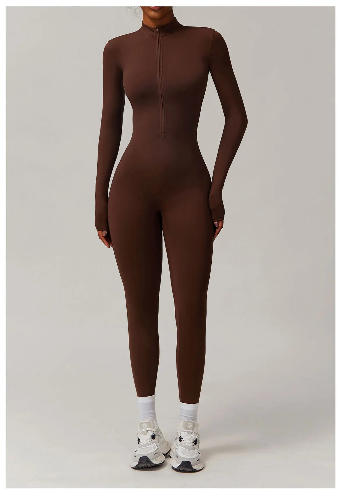 Winter Zipper Workout Jumpsuit Sports Overalls Women Gym Clothing Running Fitness Suit Gym Tracksuit Push Up Sportswear Yoga Set