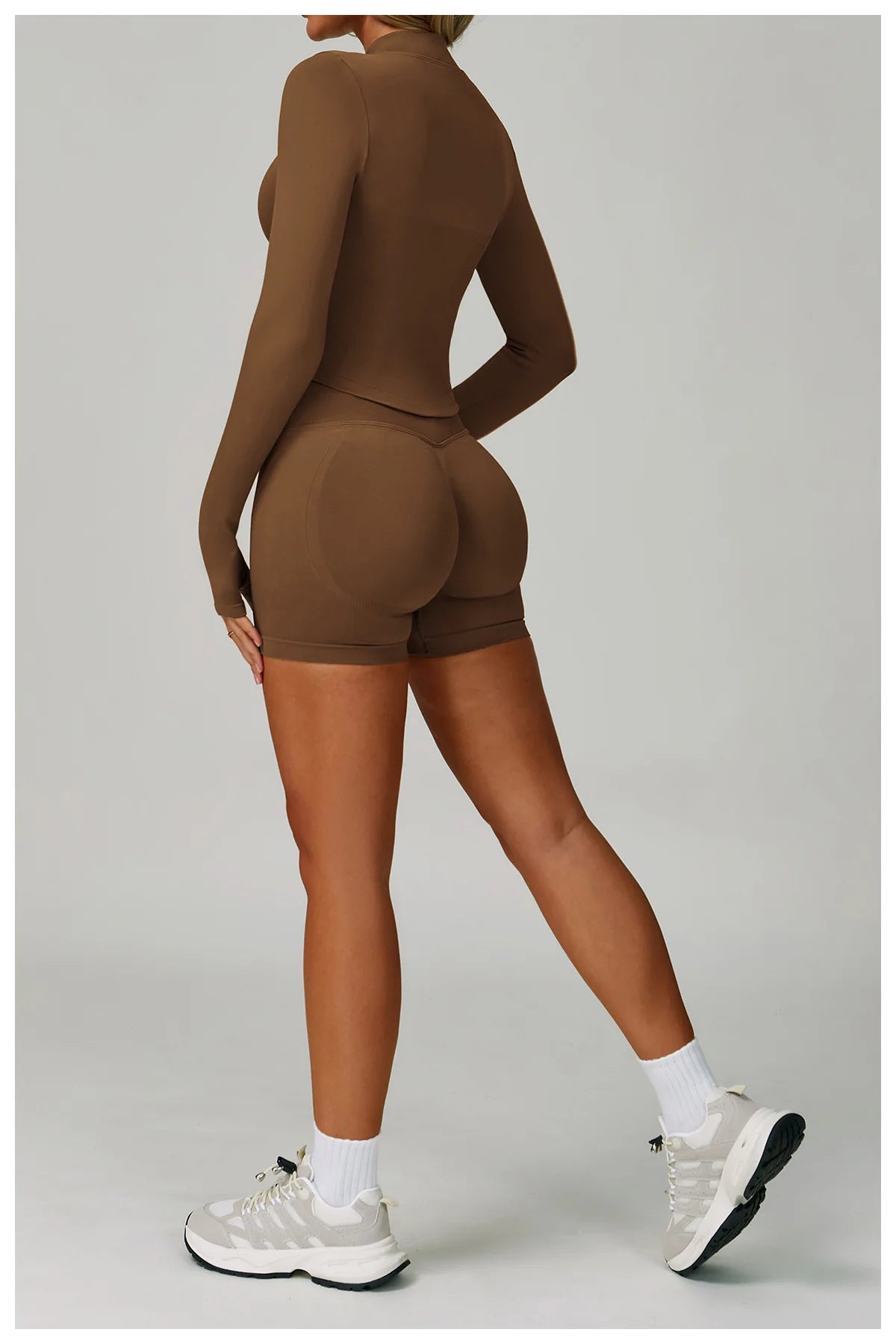 2/3PCS Yoga Suit Sports Set Women Tracksuit Gym Set Seamless Running Workout Set Push Up Long Sleeve Sports Jacket Yoga Clothing