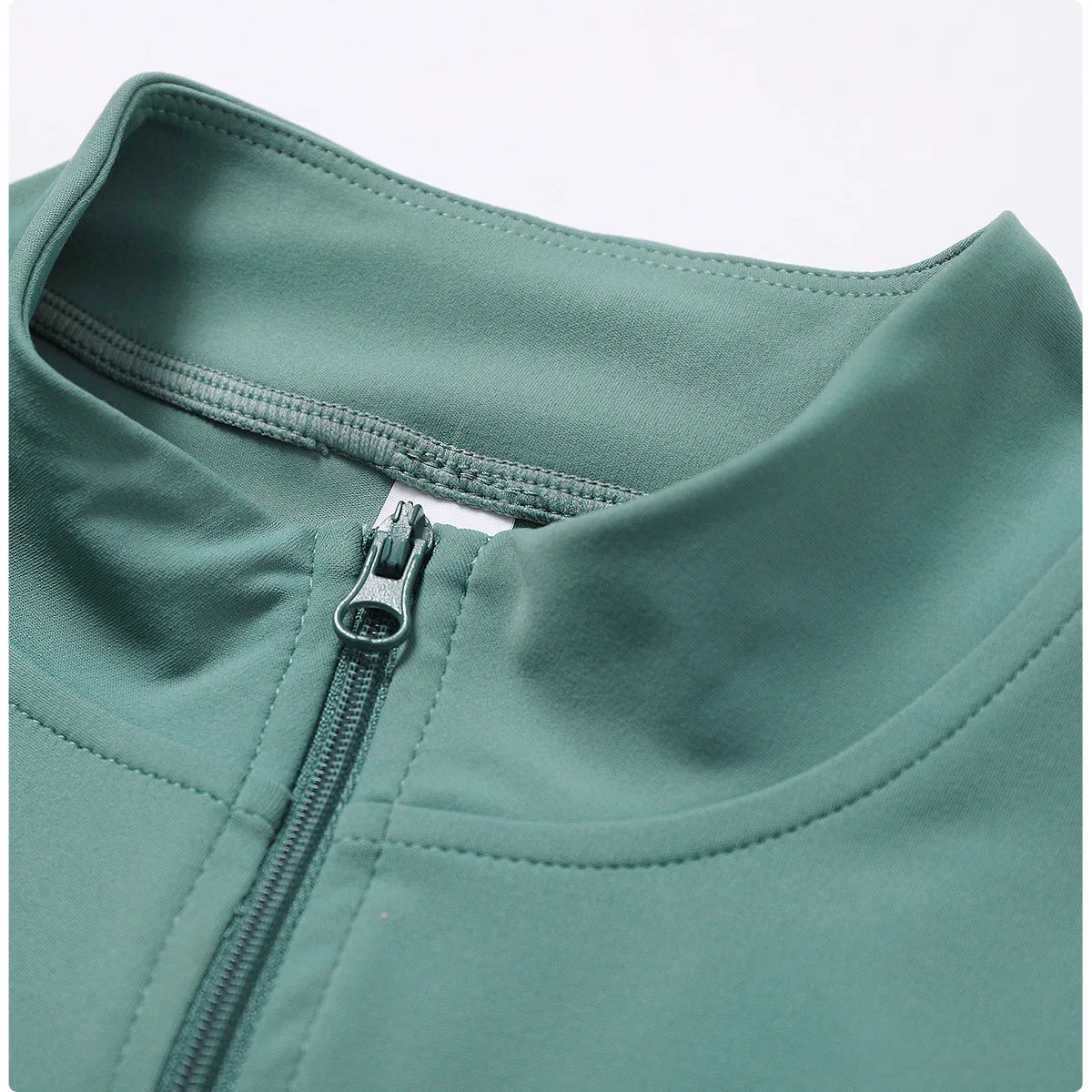 Women's Long Sleeve Top Zipper Jacket Yoga Shirts Running T-Shirt Workout Fitness Gym Sports Top Training Crop Top Clothes