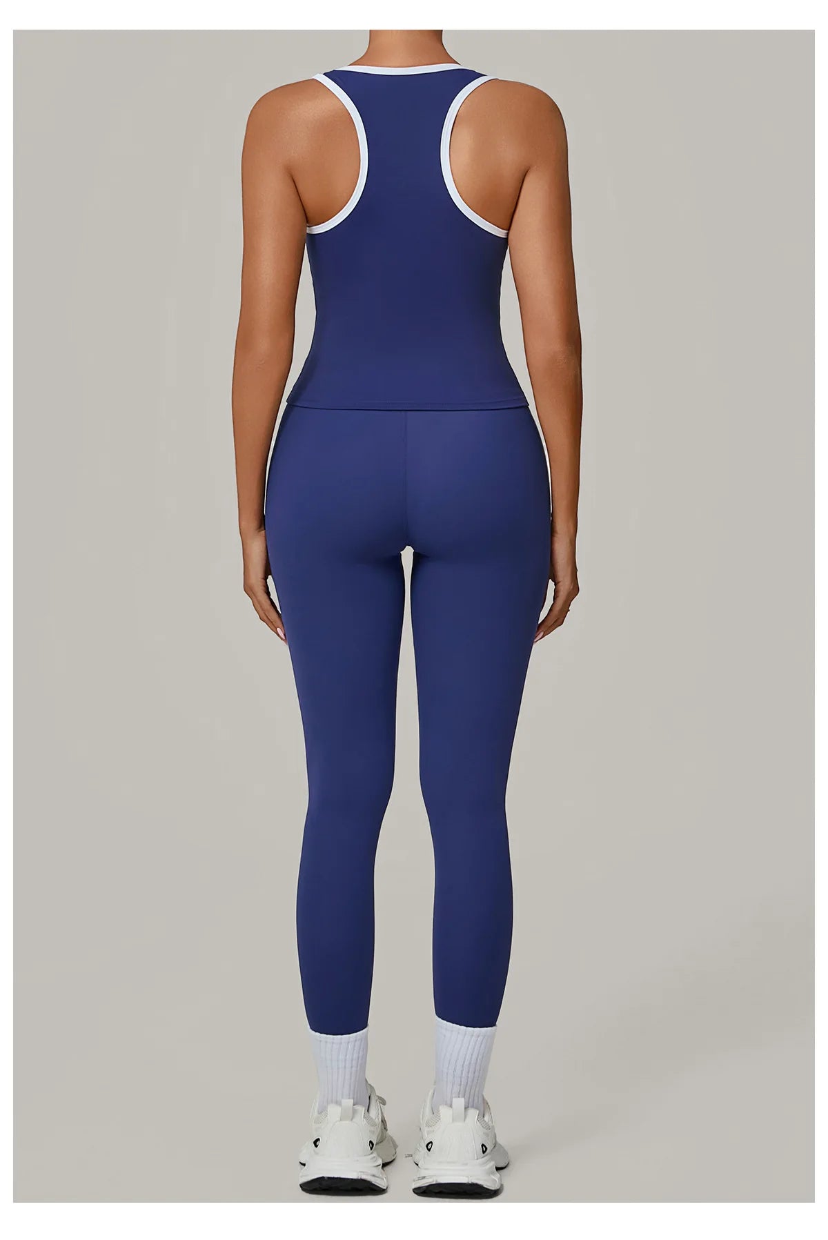 Sportswear 2PCS Women's Tracksuit Yoga Clothes Fitness Set Breathable Activewear Sexy Sports Bra Top High-Waisted Leggings Set