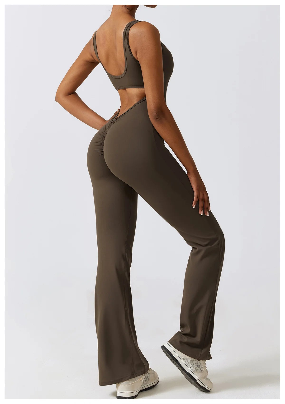 Women Tracksuit Sexy Jumpsuits Yoga Suit One-Piece Sport Fitness Workout Set Stretch Bodysuit Gym Clothes Push Up Sportswear