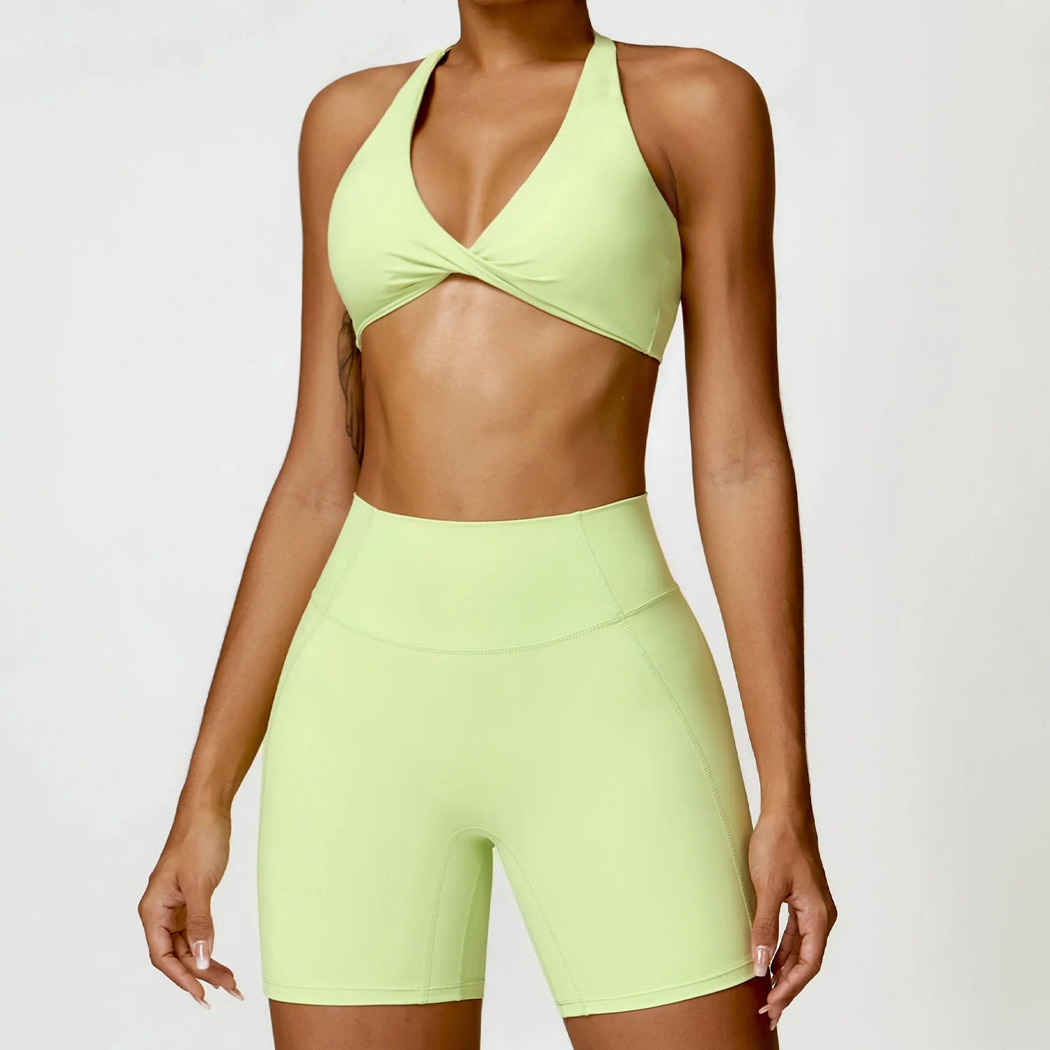 Women Seamless Yoga Set 2PCS Gym Workout Clothes for Female Push Up Bra High Waist Leggings Sexy Fitness Sportswear Sports Suits