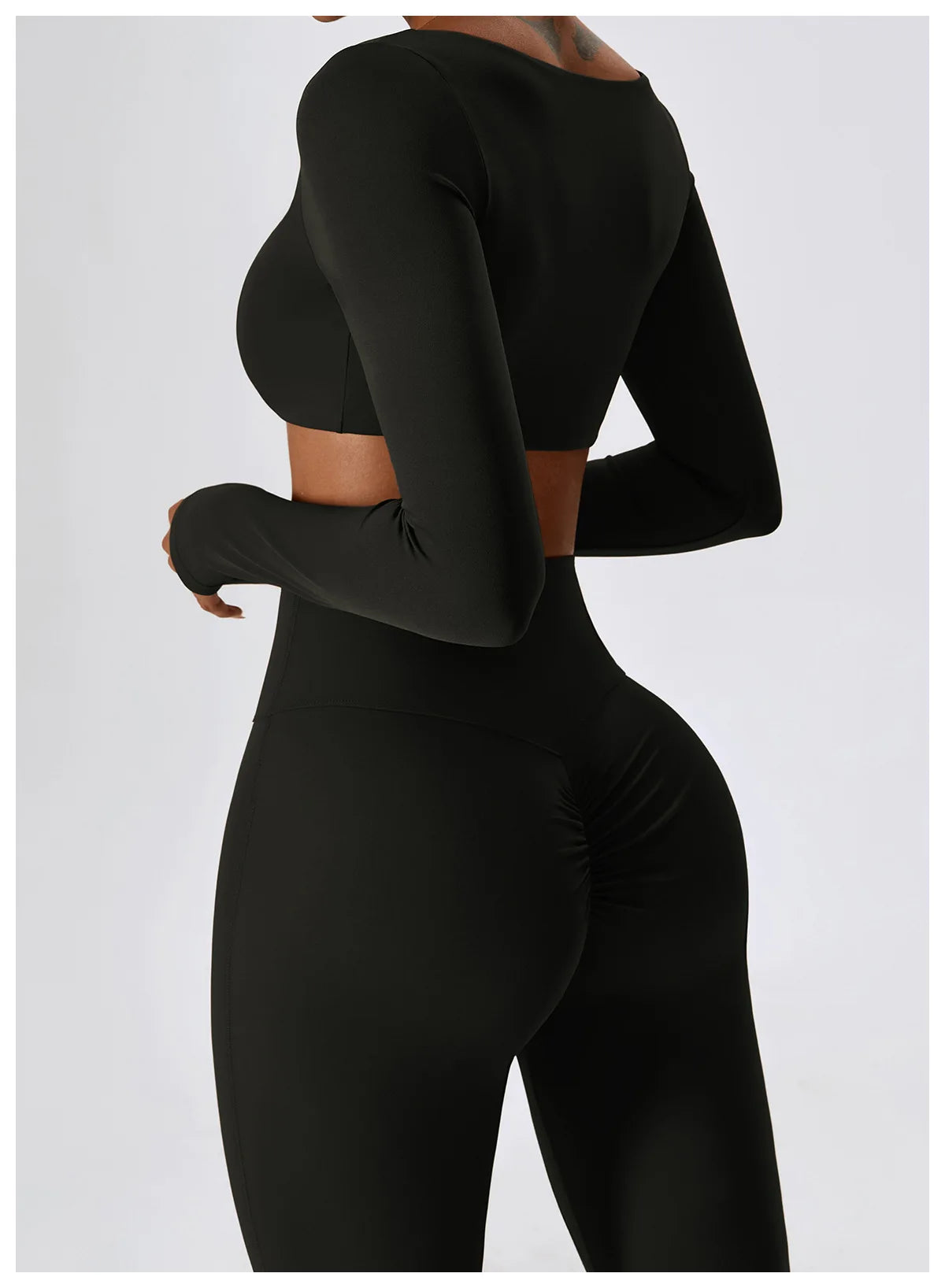 Women Tracksuit Gym Yoga Suit 2PCS Tight Fitting Sports Set Workout Breathable T Shirts Bra Tank Top Loose Bell-bottoms Leggings