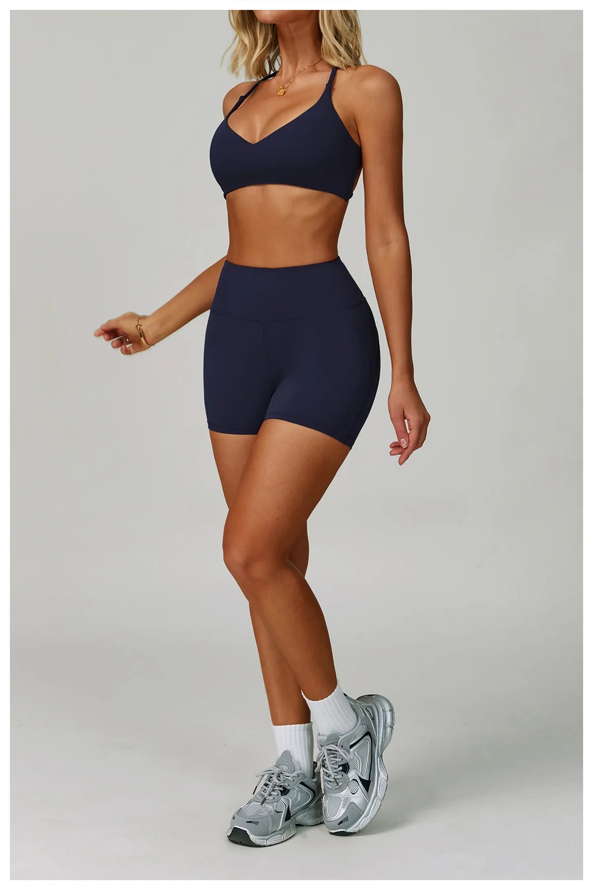 Impact Shorts Women Yoga Shorts High Waist Workout Lift Peach Butt Fitness Tight Gym Running Body Shaper Pants Casual Sportswear