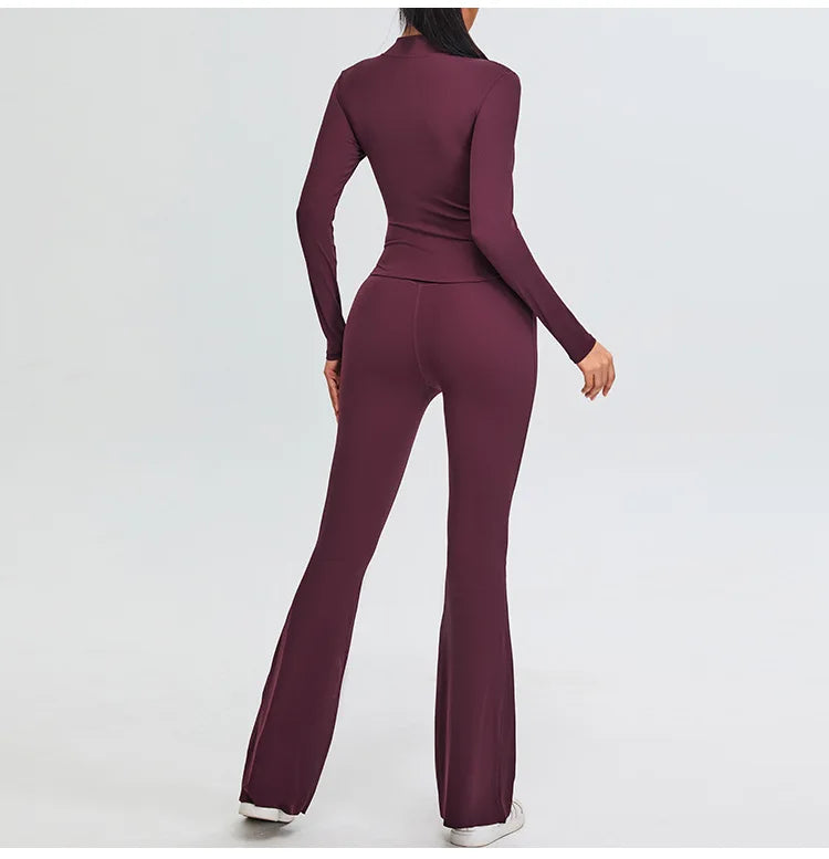 Half Zipper Yoga Long Sleeve Women Shirt Sports Jacket Fitness Gym Top Activewear Running Coats Sports Workout Clothes Woman Top